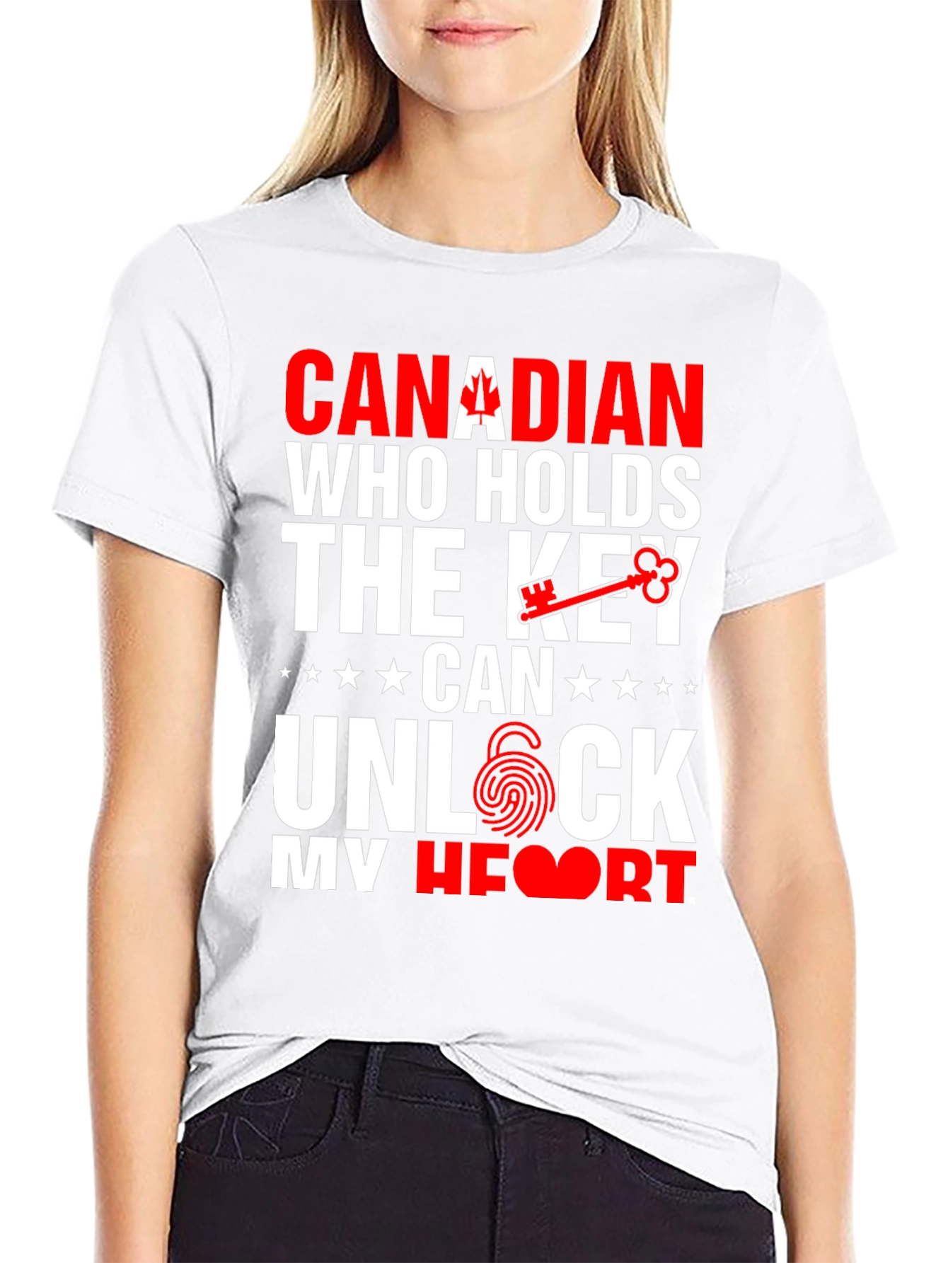 Canadian Heart Unlock T-Shirt