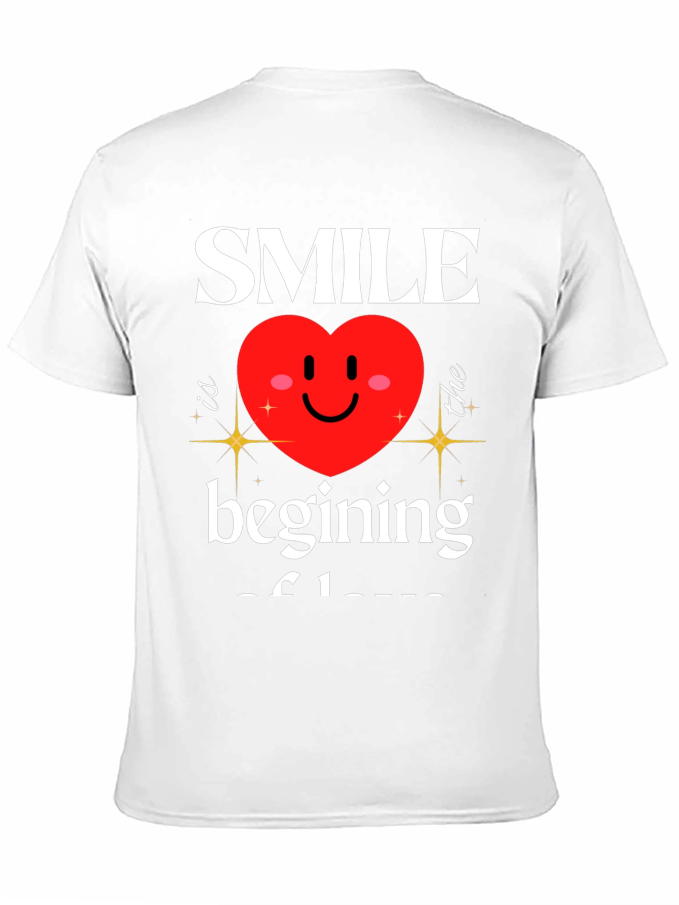 Smile Beginning of Love Graphic T-Shirt