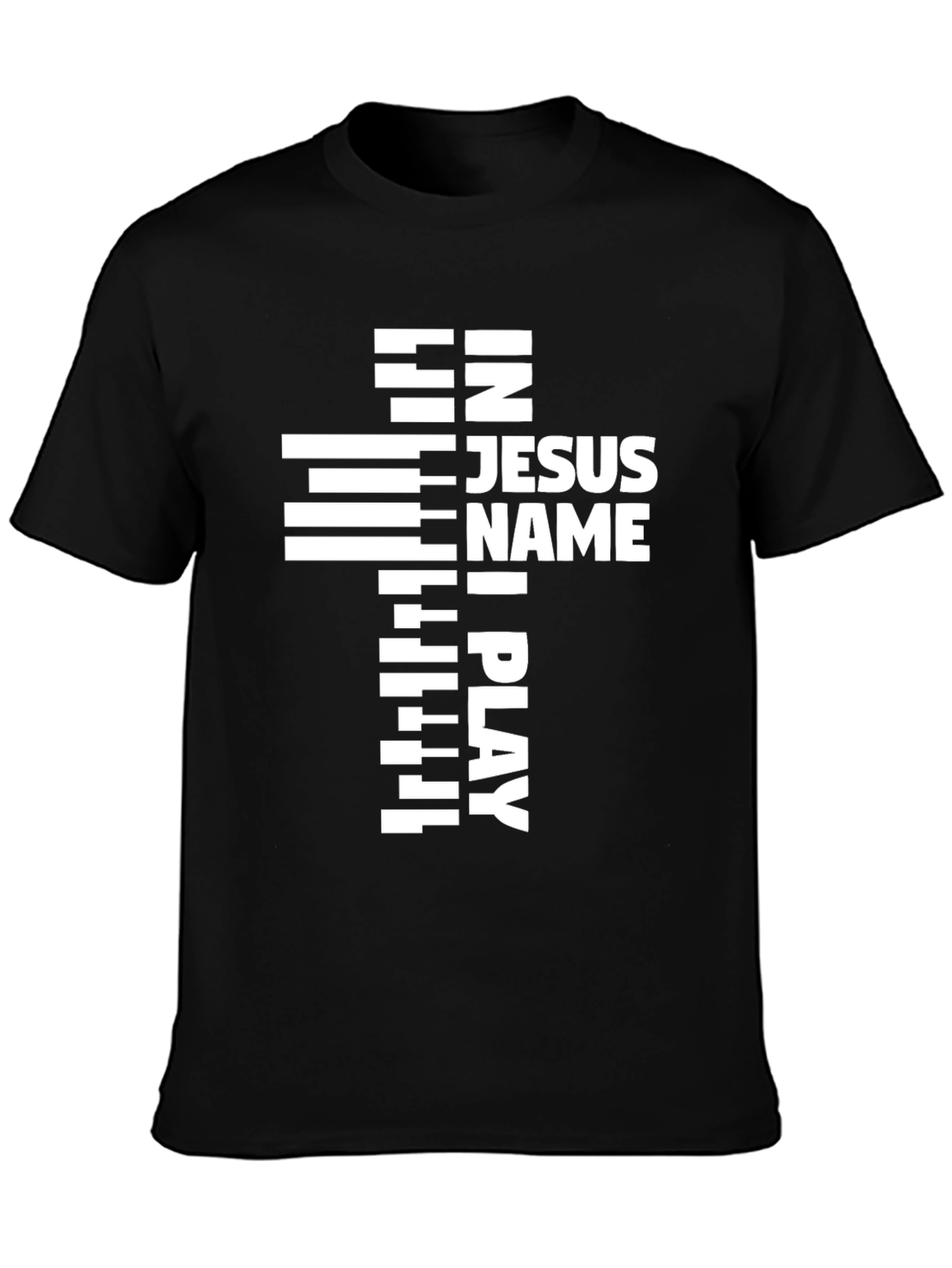 In Jesus Name I Play Graphic Tee