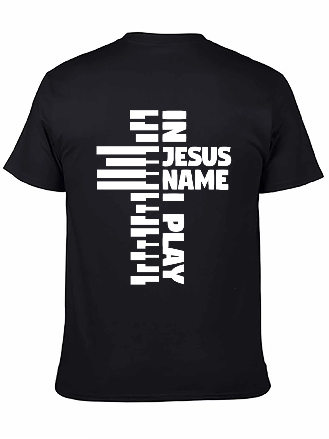 In Jesus Name I Play Graphic Tee