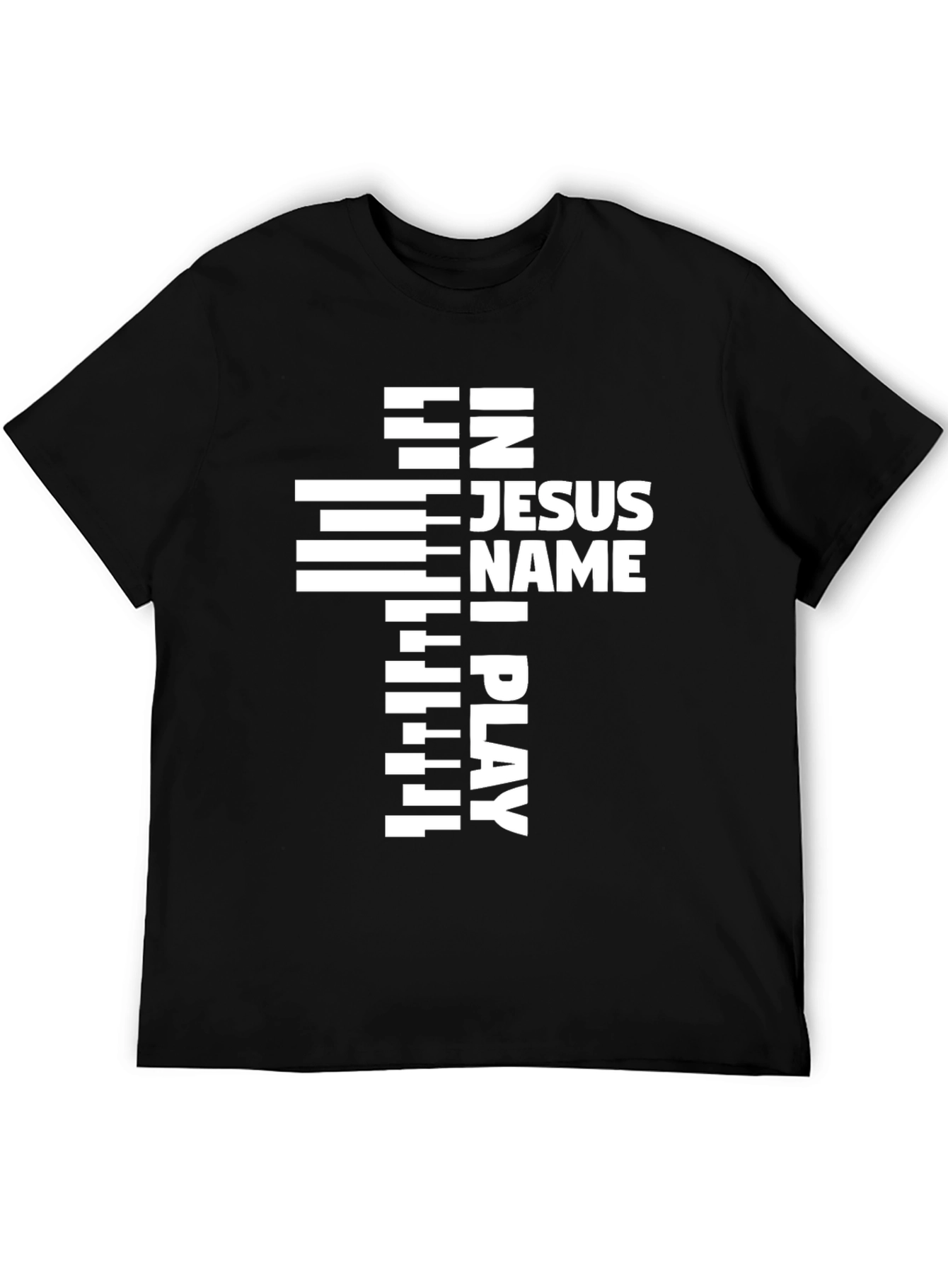 In Jesus Name I Play Graphic Tee