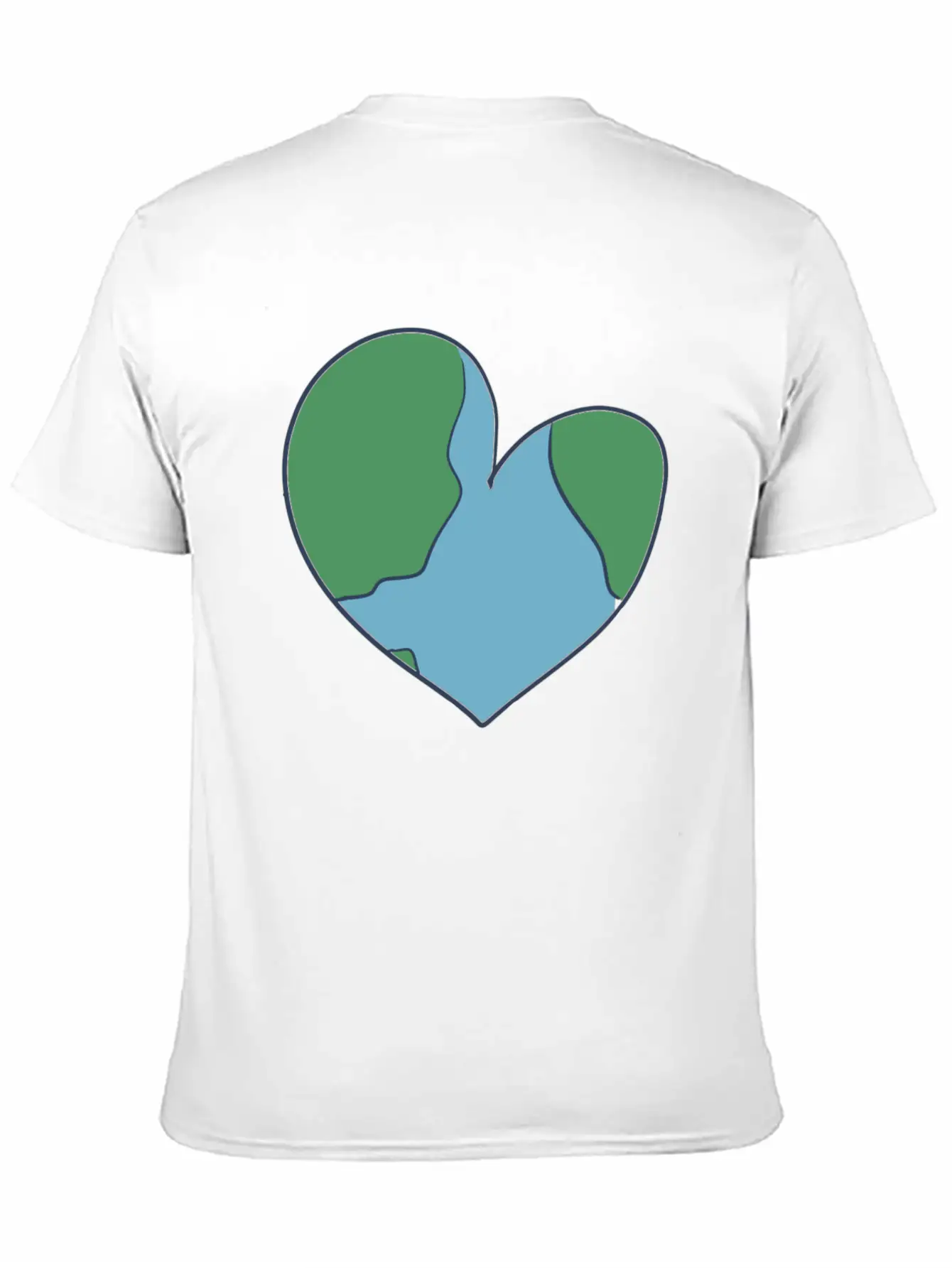 Earth Heart Climate Change Unisex Casual T-Shirt – Clean Design For Daily Comfort