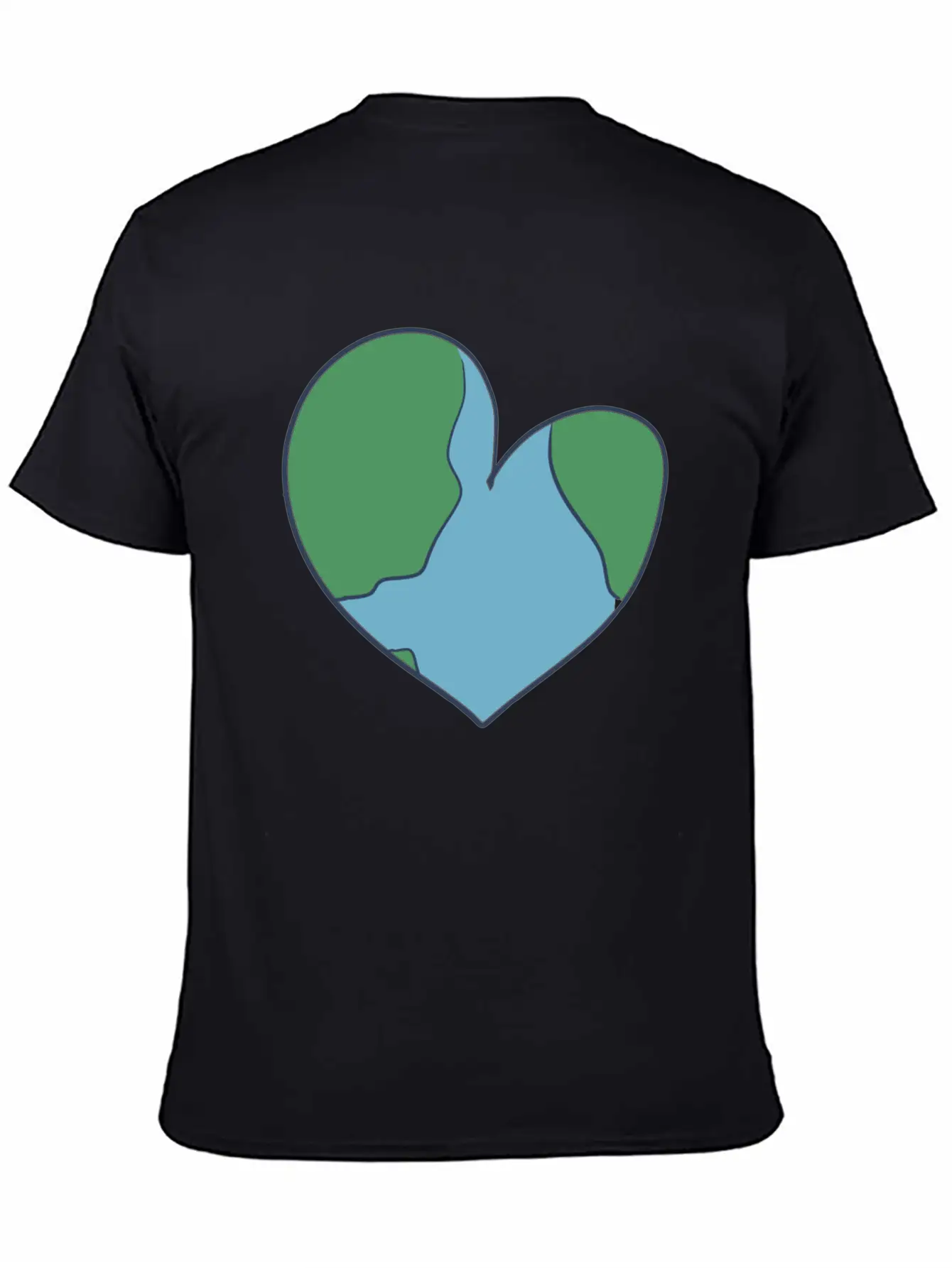 Earth Heart Climate Change Unisex Casual T-Shirt – Clean Design For Daily Comfort