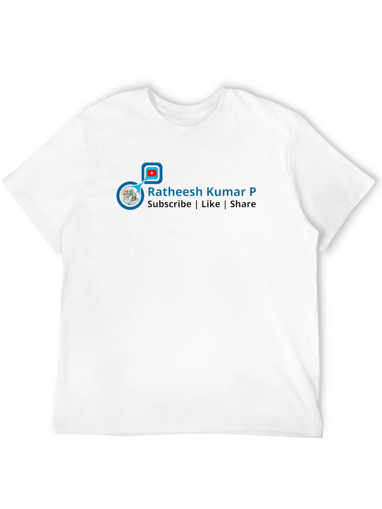 Ratheesh Kumar P Black T-Shirt