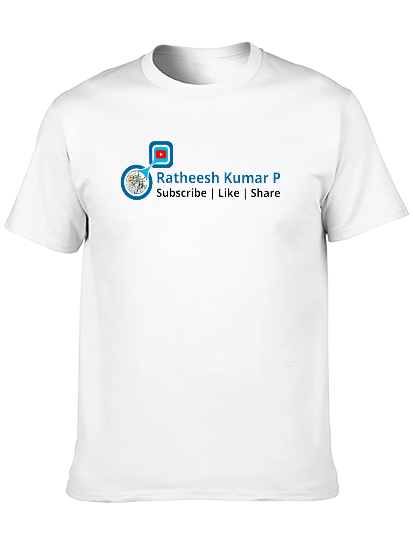 Ratheesh Kumar P Black T-Shirt