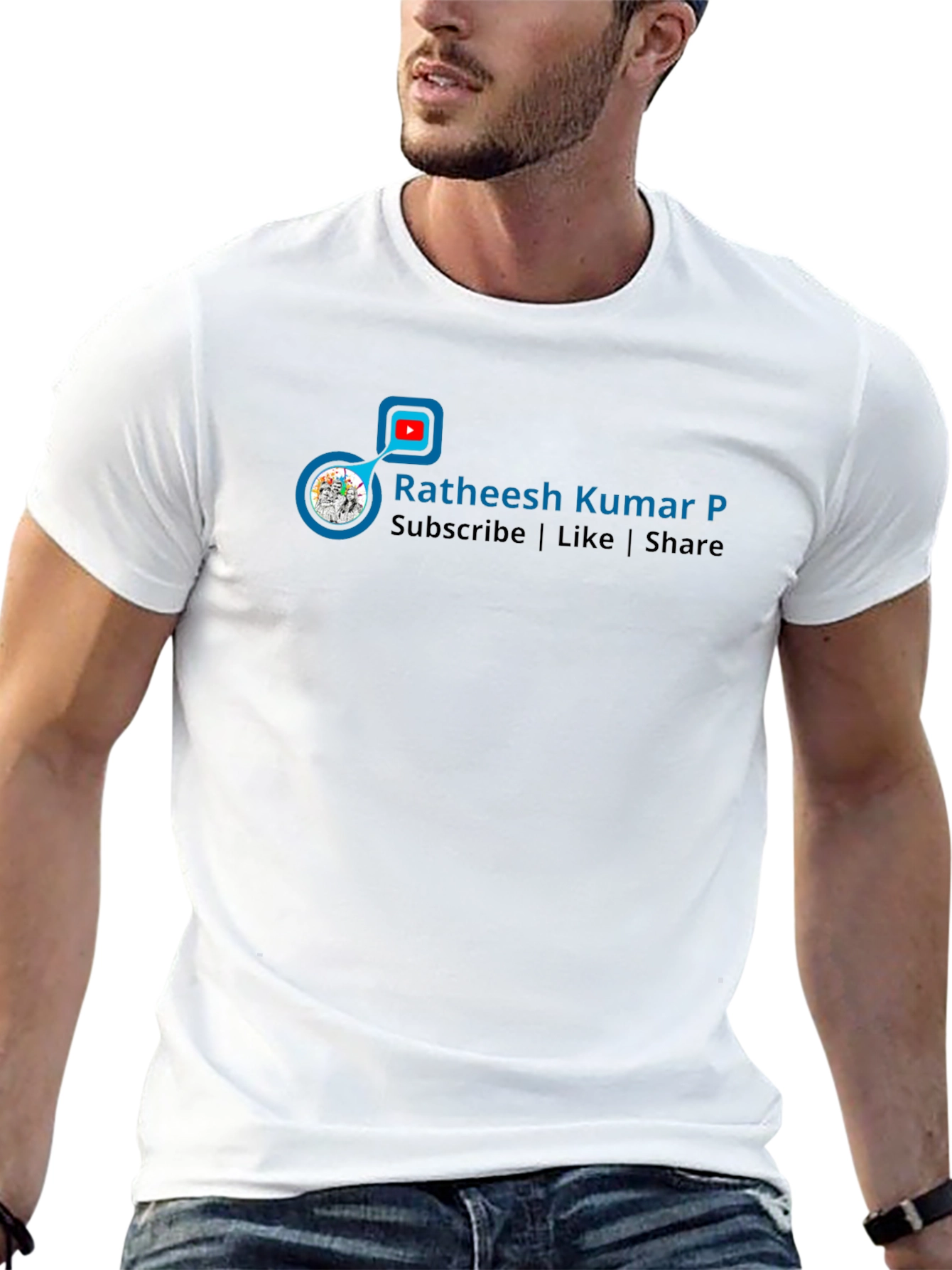 Ratheesh Kumar P Black T-Shirt