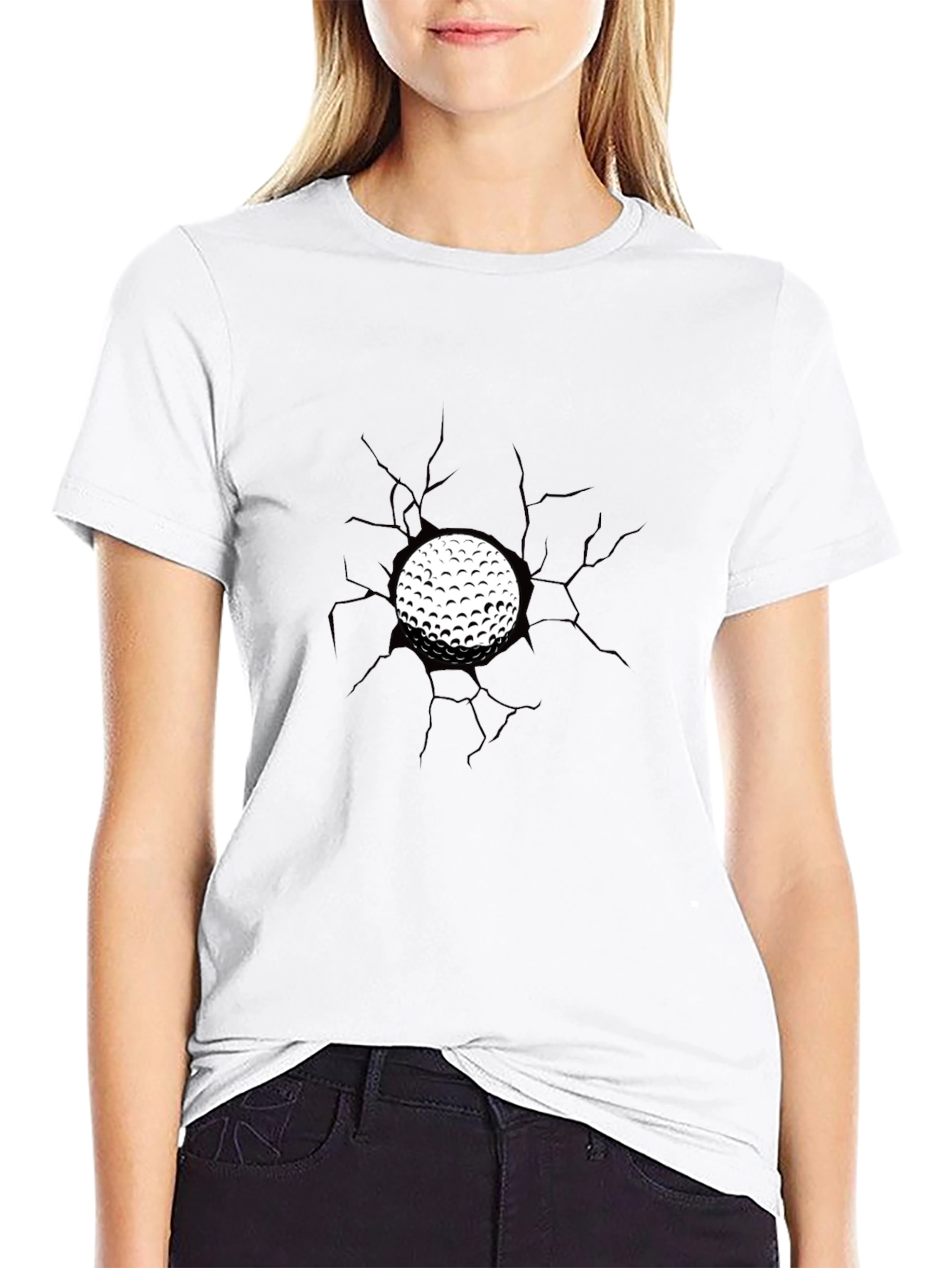 Golf Ball Crack T-Shirt