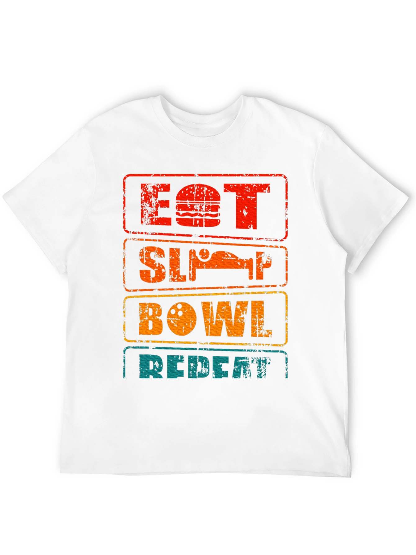Eat Sleep Bowl Repeat Graphic Tee