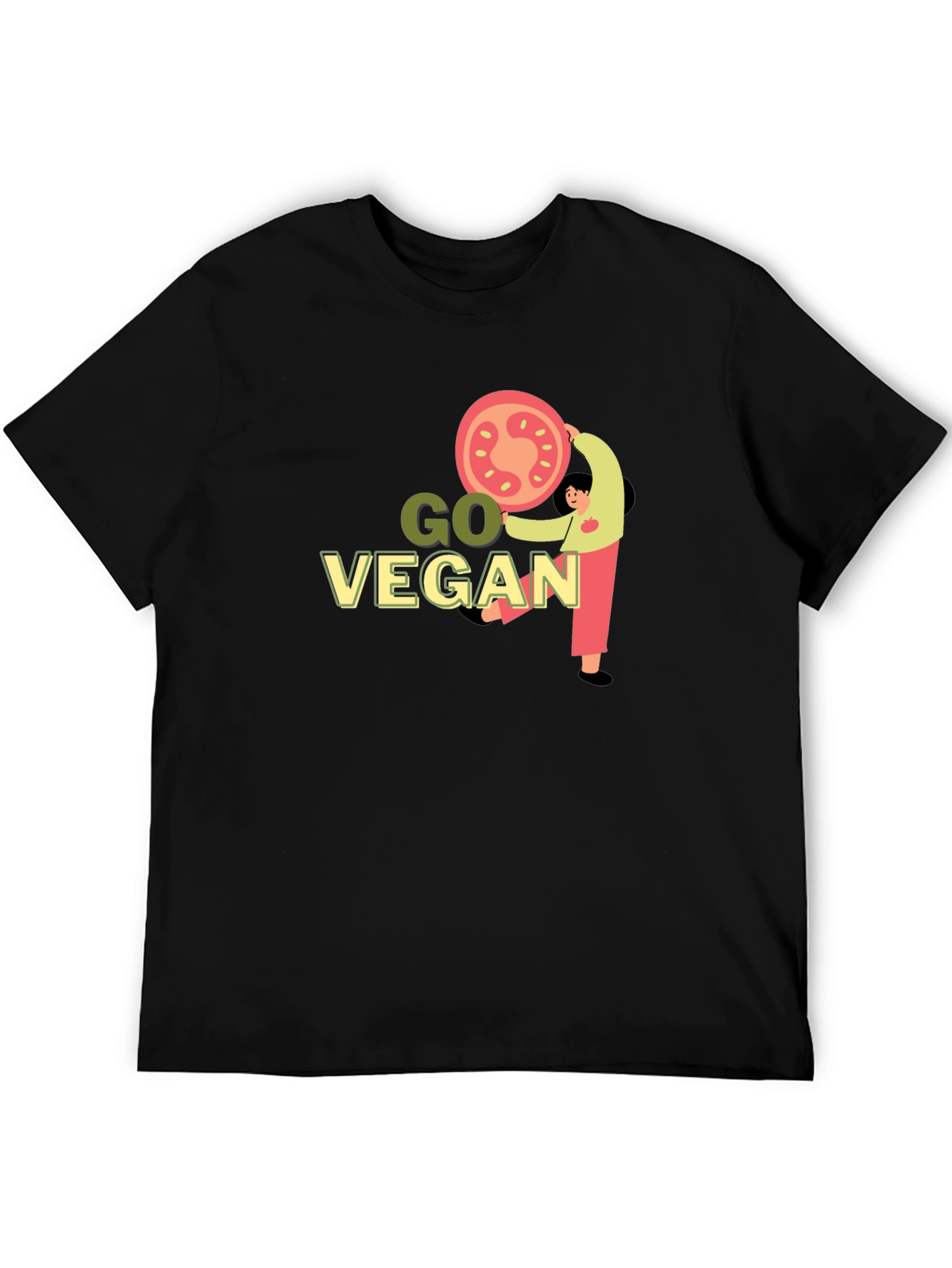 Go Vegan Graphic T-Shirt