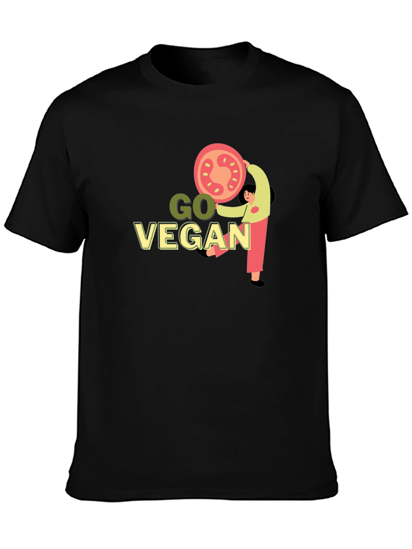 Go Vegan Graphic T-Shirt
