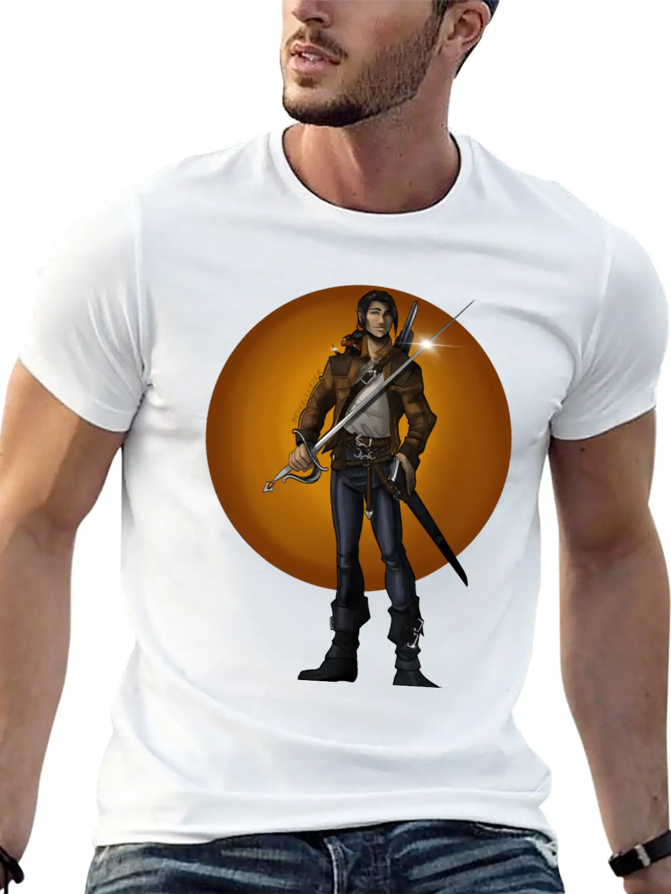 Echo Super Quest Saga Unisex Casual T-Shirt – Clean Design For Daily Comfort