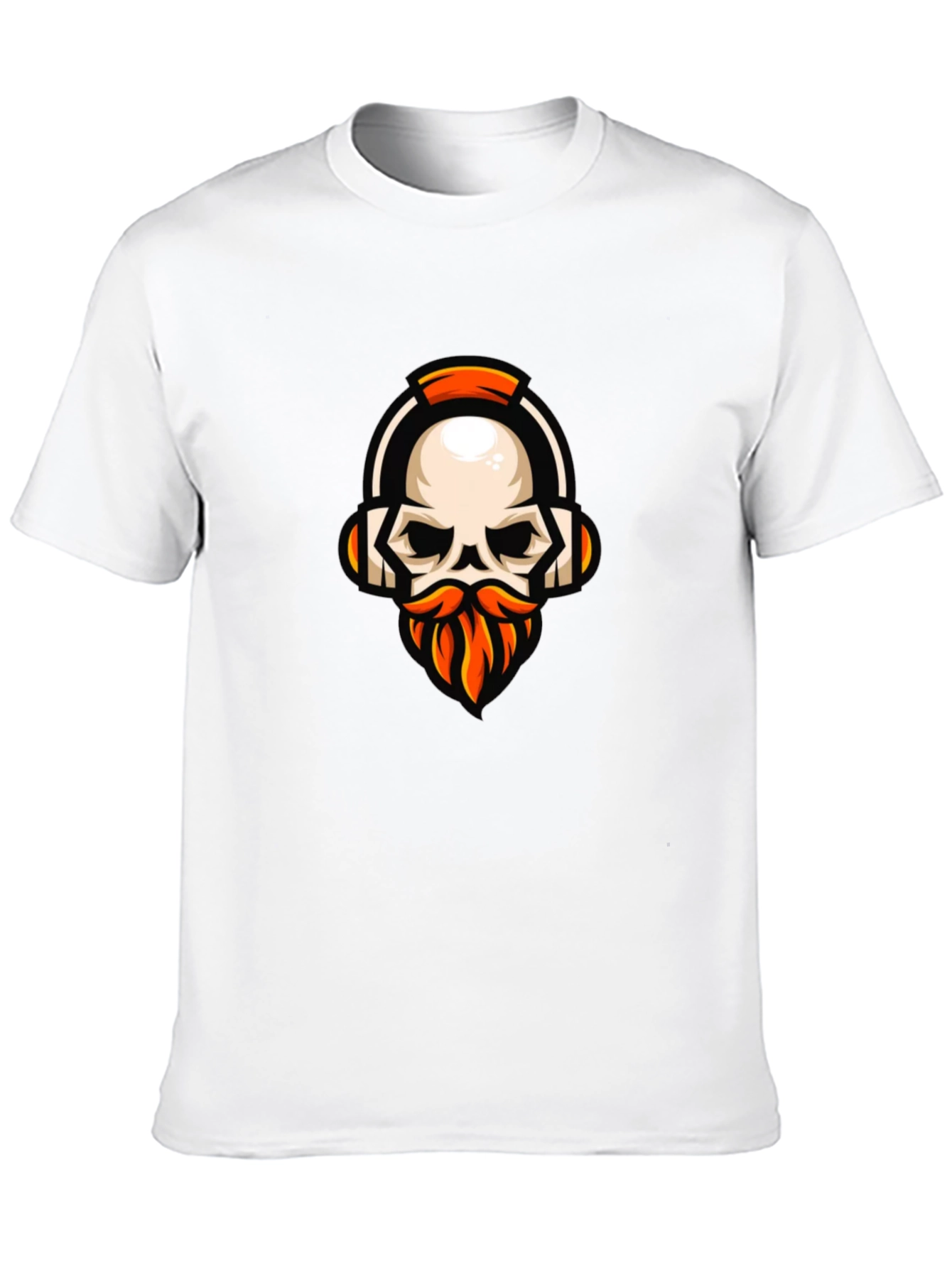 Skull Headphone Graphic Tee - Gamer Style