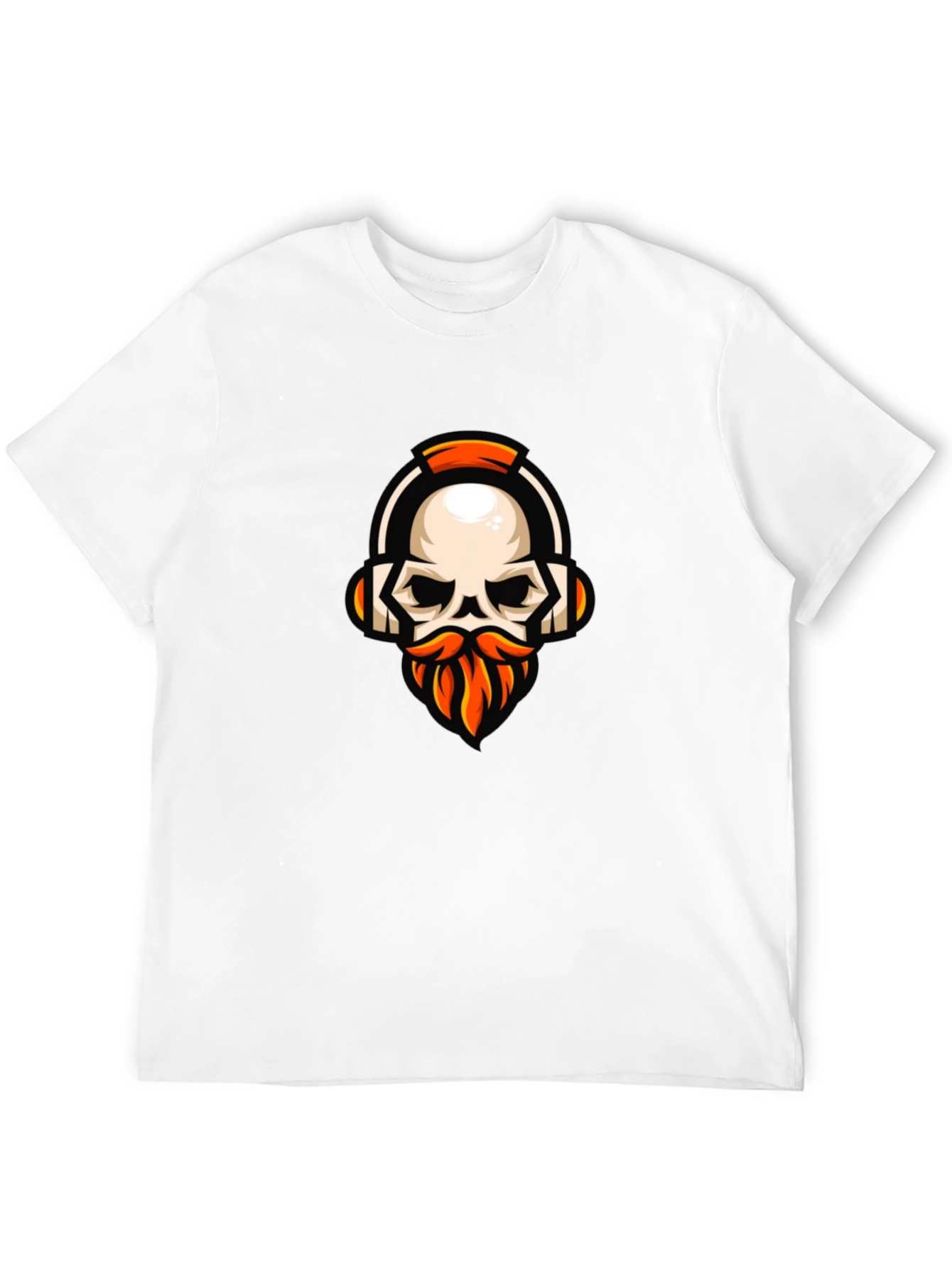 Skull Headphone Graphic Tee - Gamer Style