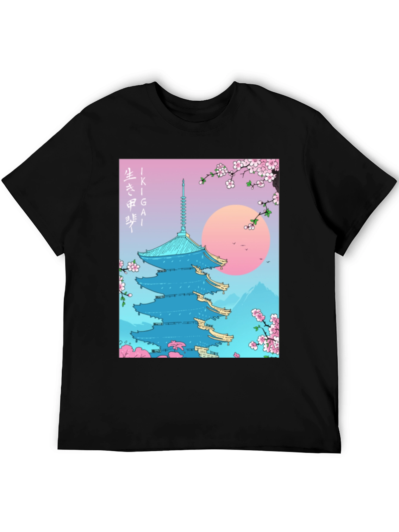 Ikigai Japanese Temple T-Shirt