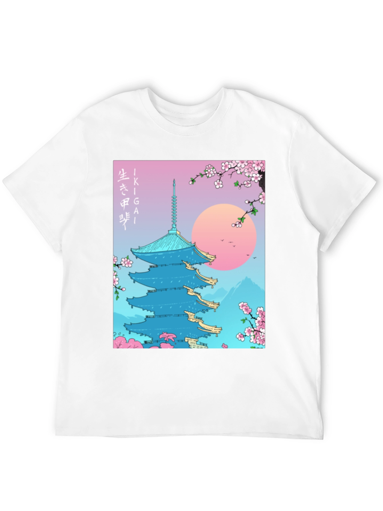 Ikigai Japanese Temple T-Shirt