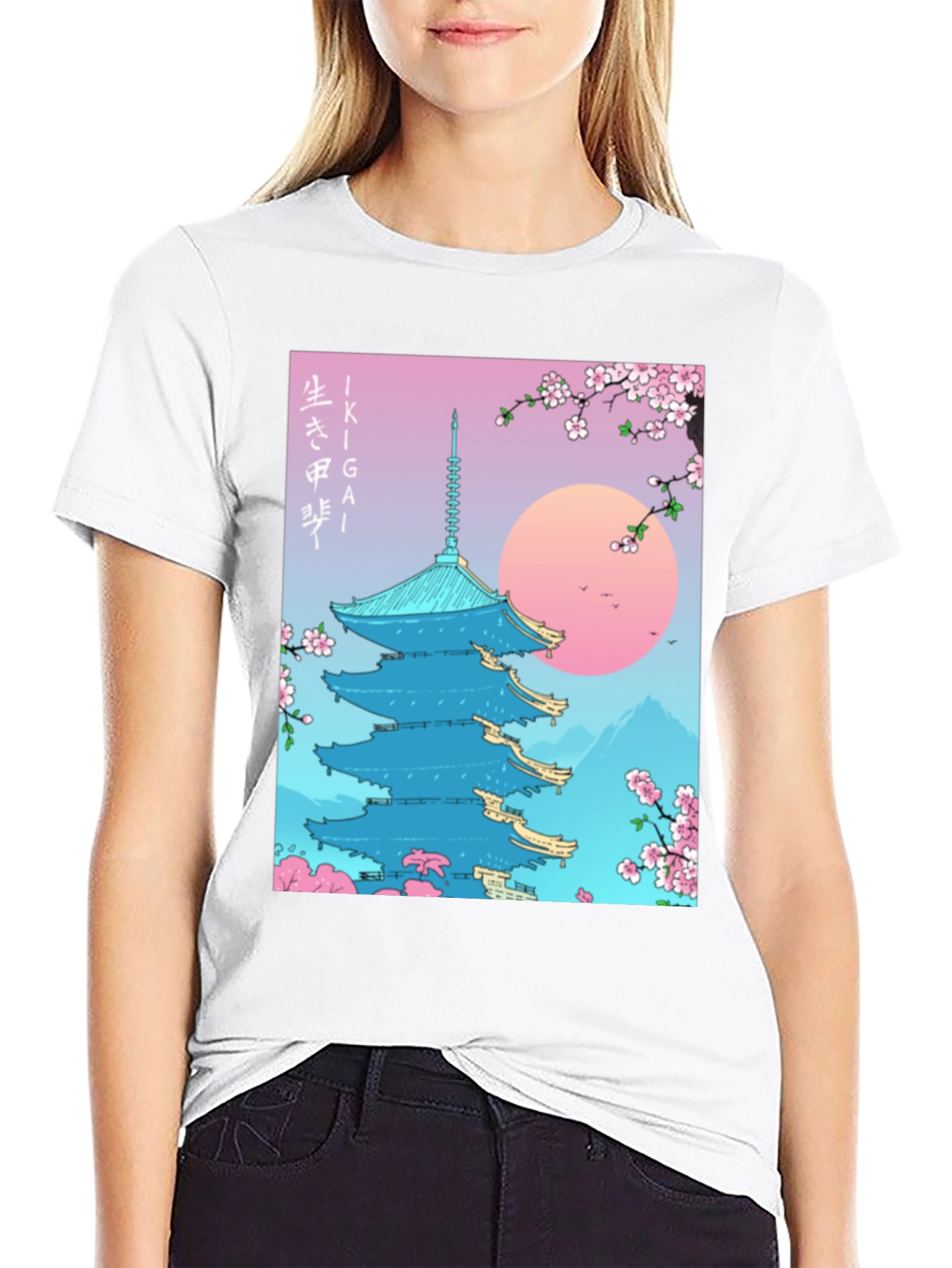 Ikigai Japanese Temple T-Shirt