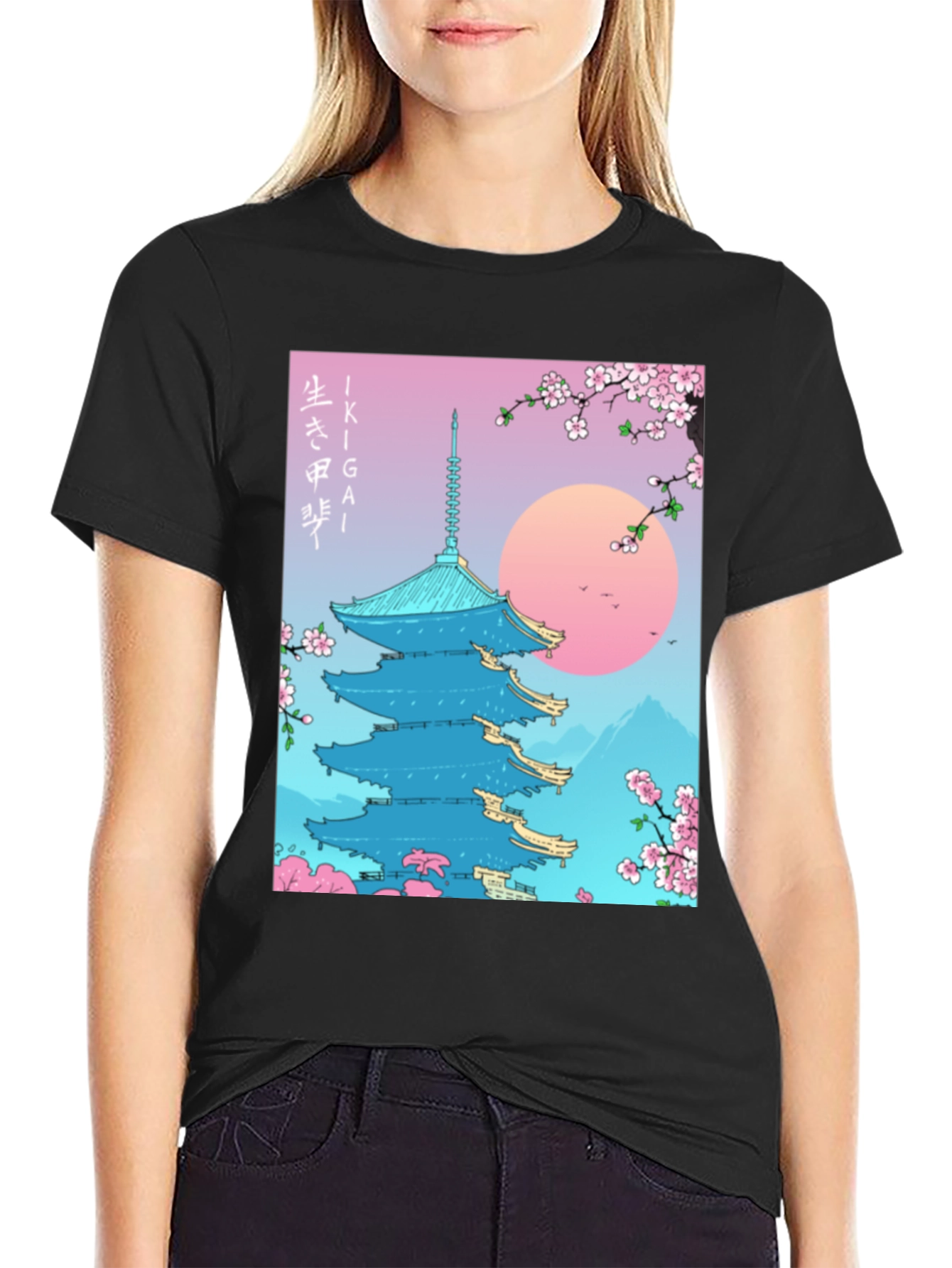 Ikigai Japanese Temple T-Shirt