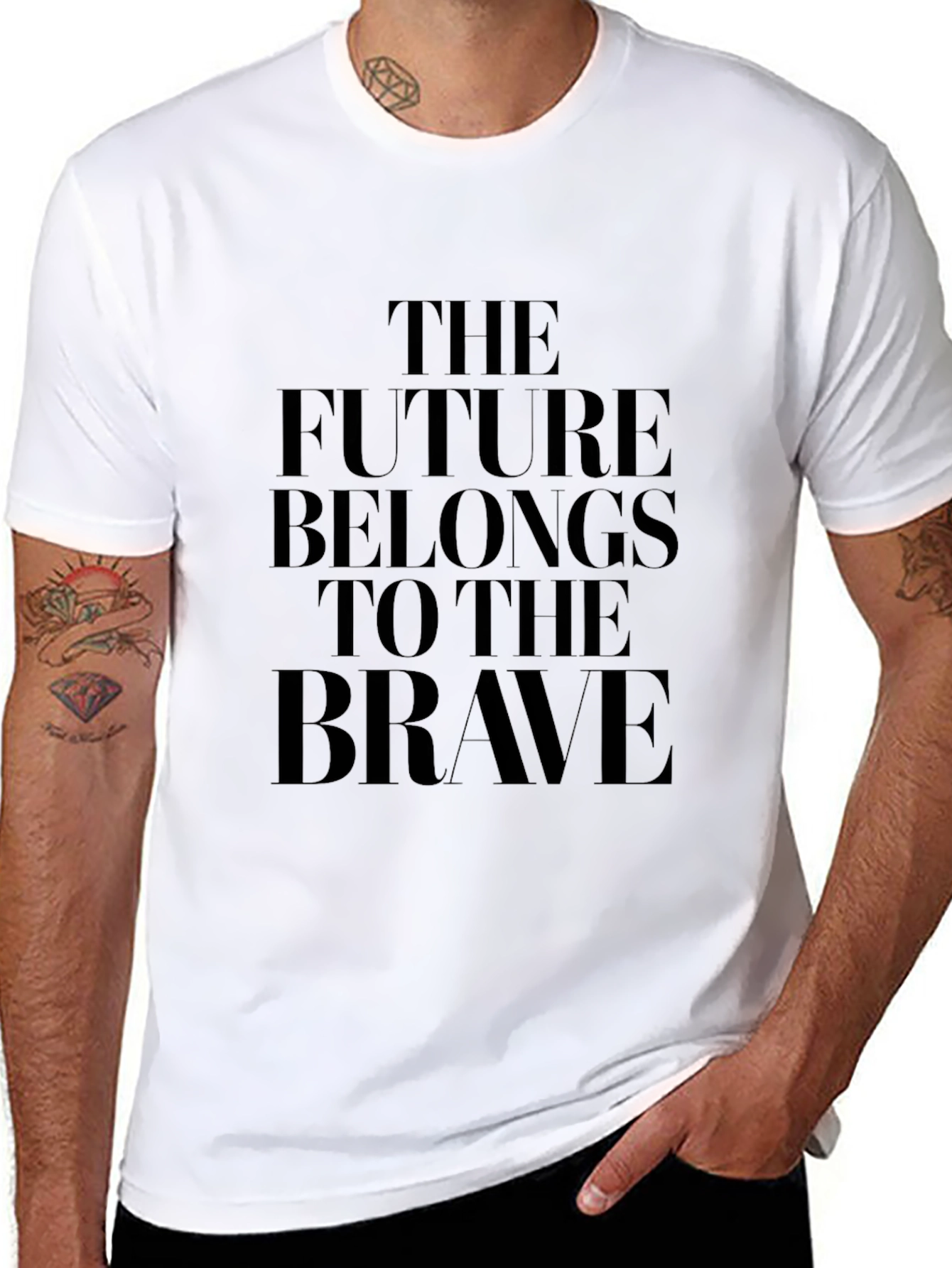 The Future Belongs To The Brave T-Shirt