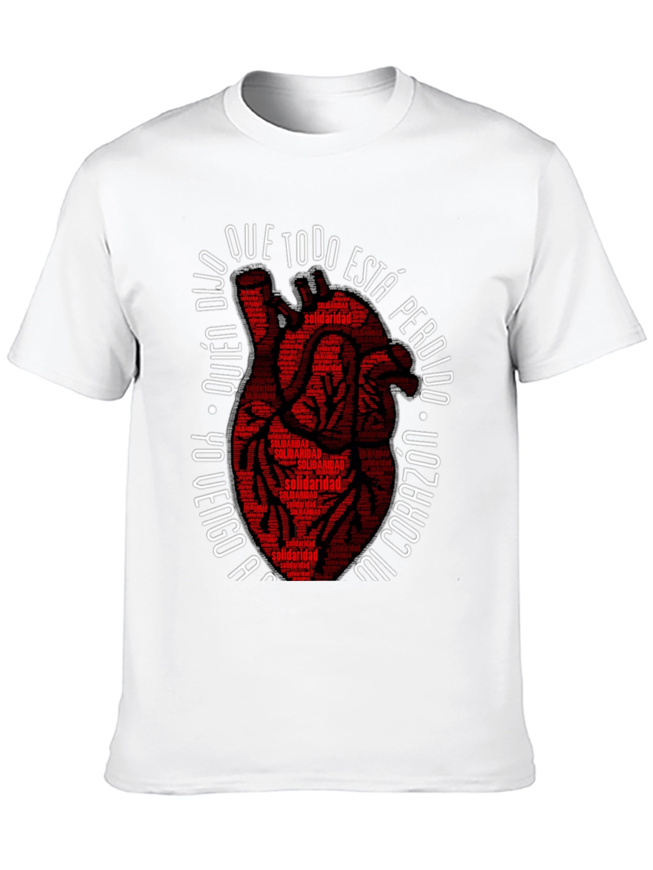 Solidaridad Heart Graphic Tee - Black