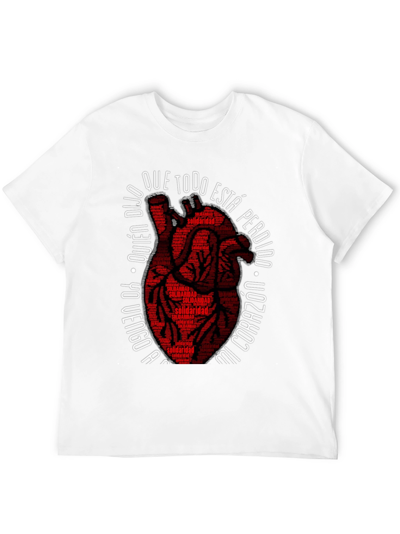 Solidaridad Heart Graphic Tee - Black