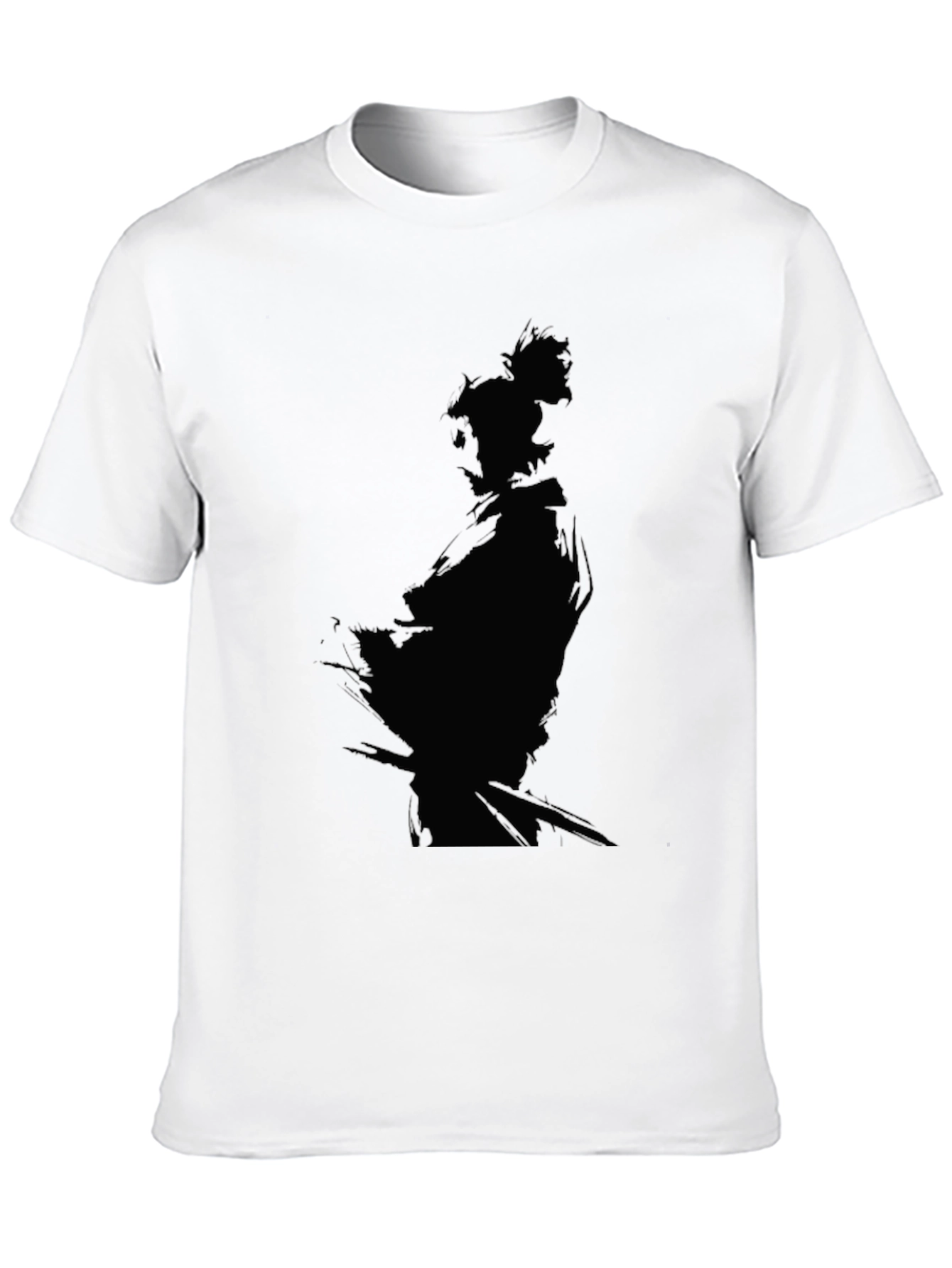 Samurai Silhouette Black T-Shirt