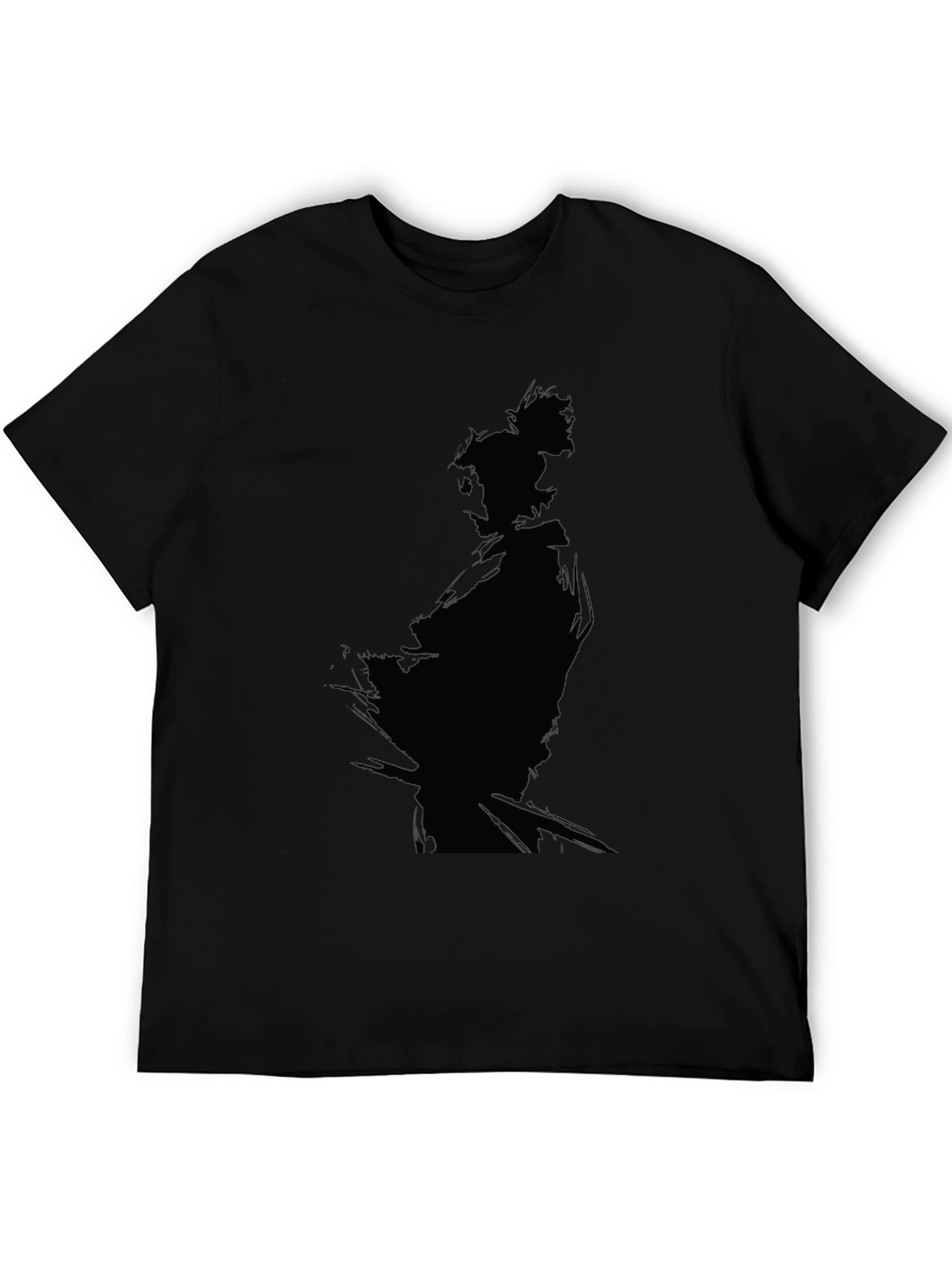 Samurai Silhouette Black T-Shirt