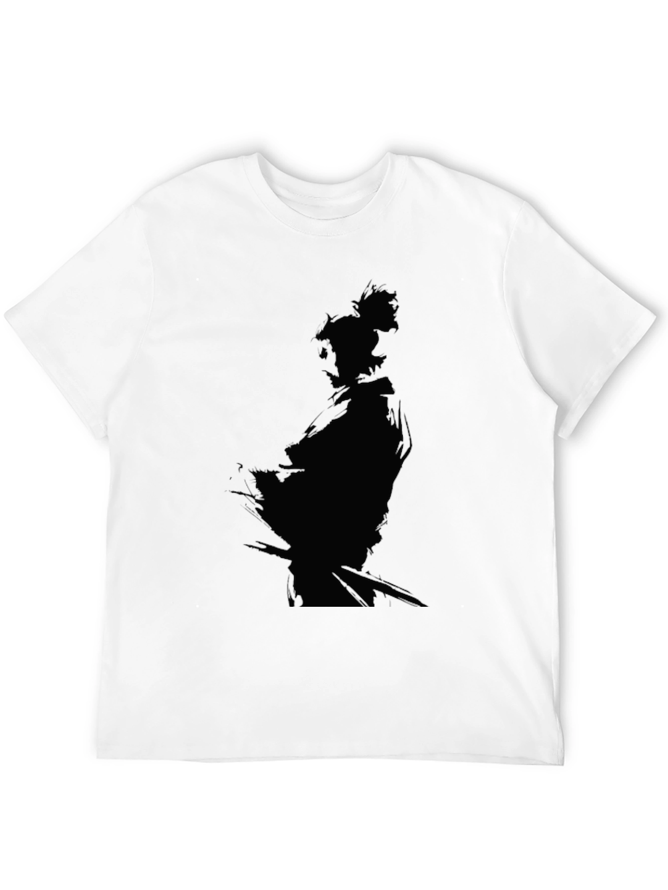 Samurai Silhouette Black T-Shirt