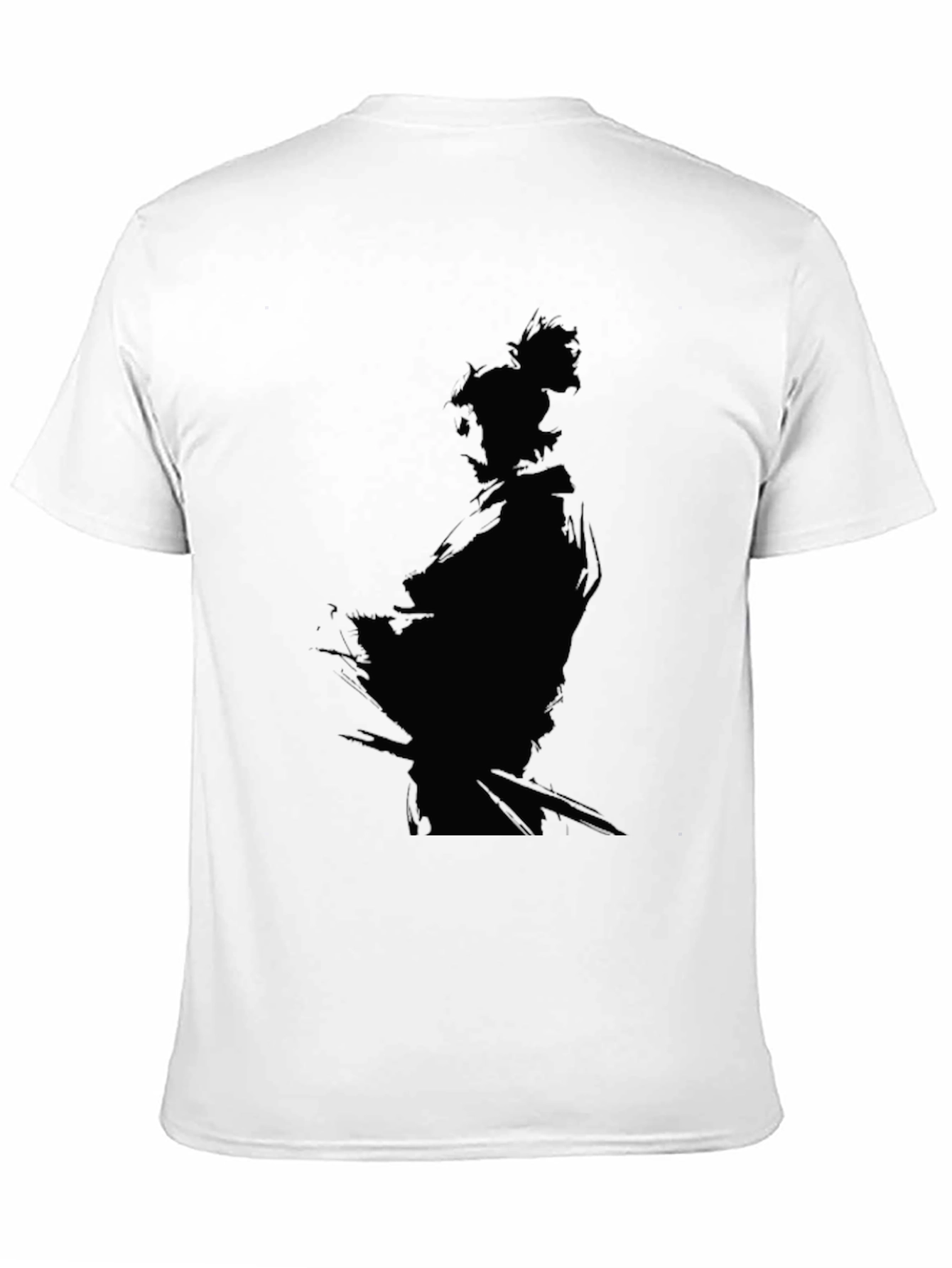 Samurai Silhouette Black T-Shirt