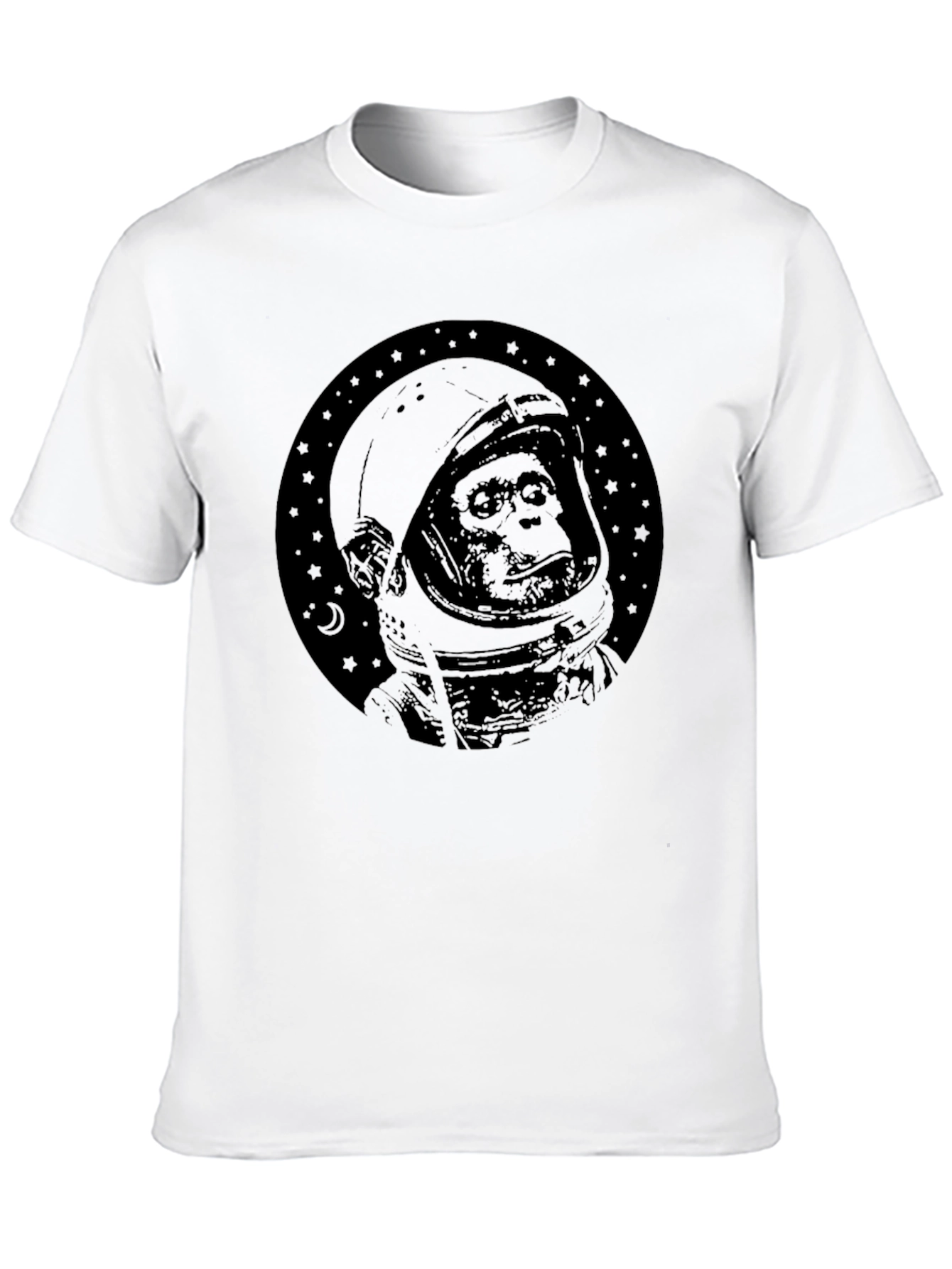Astro Chimp Graphic Tee - Space Monkey T-Shirt