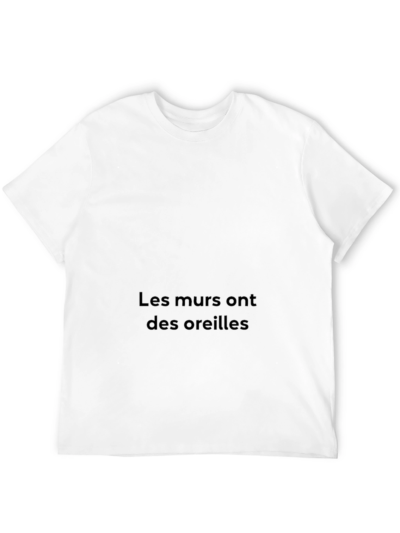 Les Murs Ont Des Oreilles Black T-Shirt
