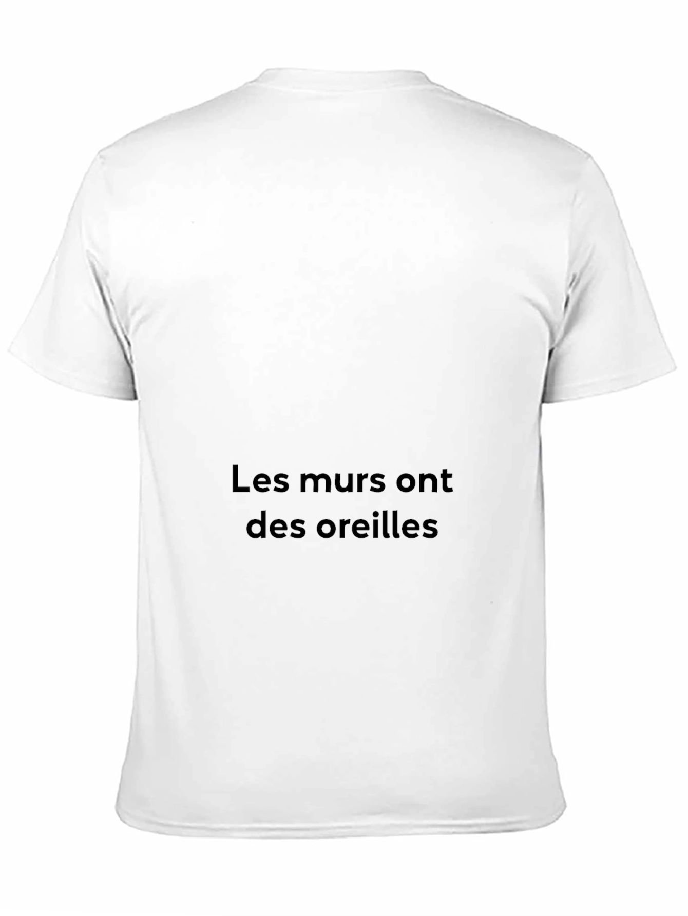 Les Murs Ont Des Oreilles Black T-Shirt