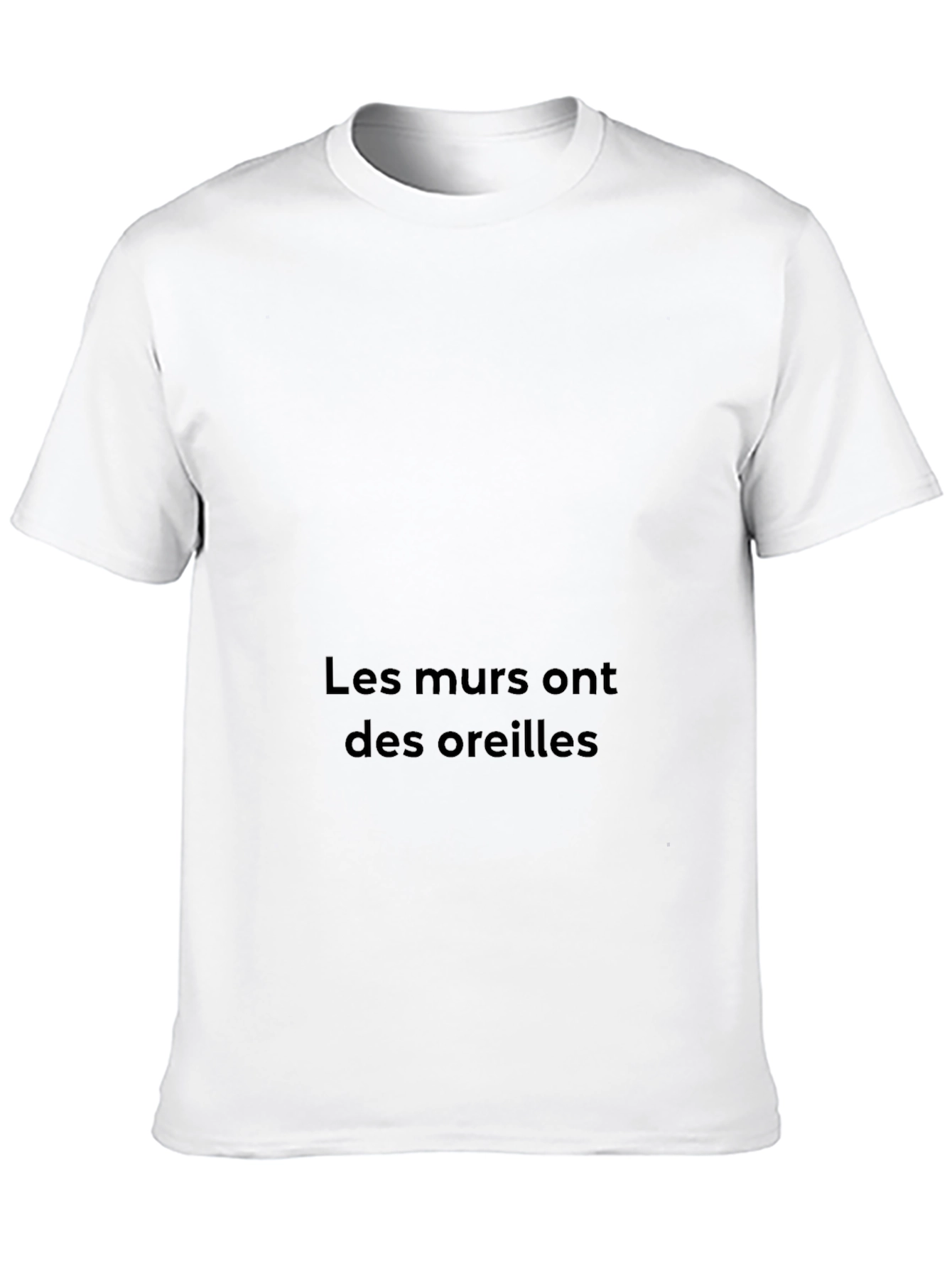 Les Murs Ont Des Oreilles Black T-Shirt