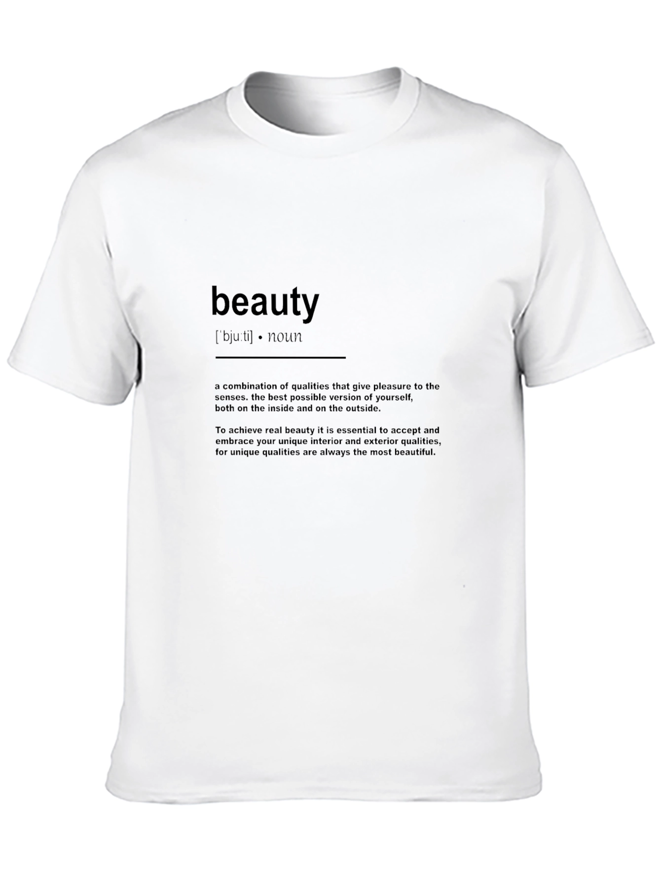 Beauty Definition Graphic Tee - Unisex Soft Cotton Shirt