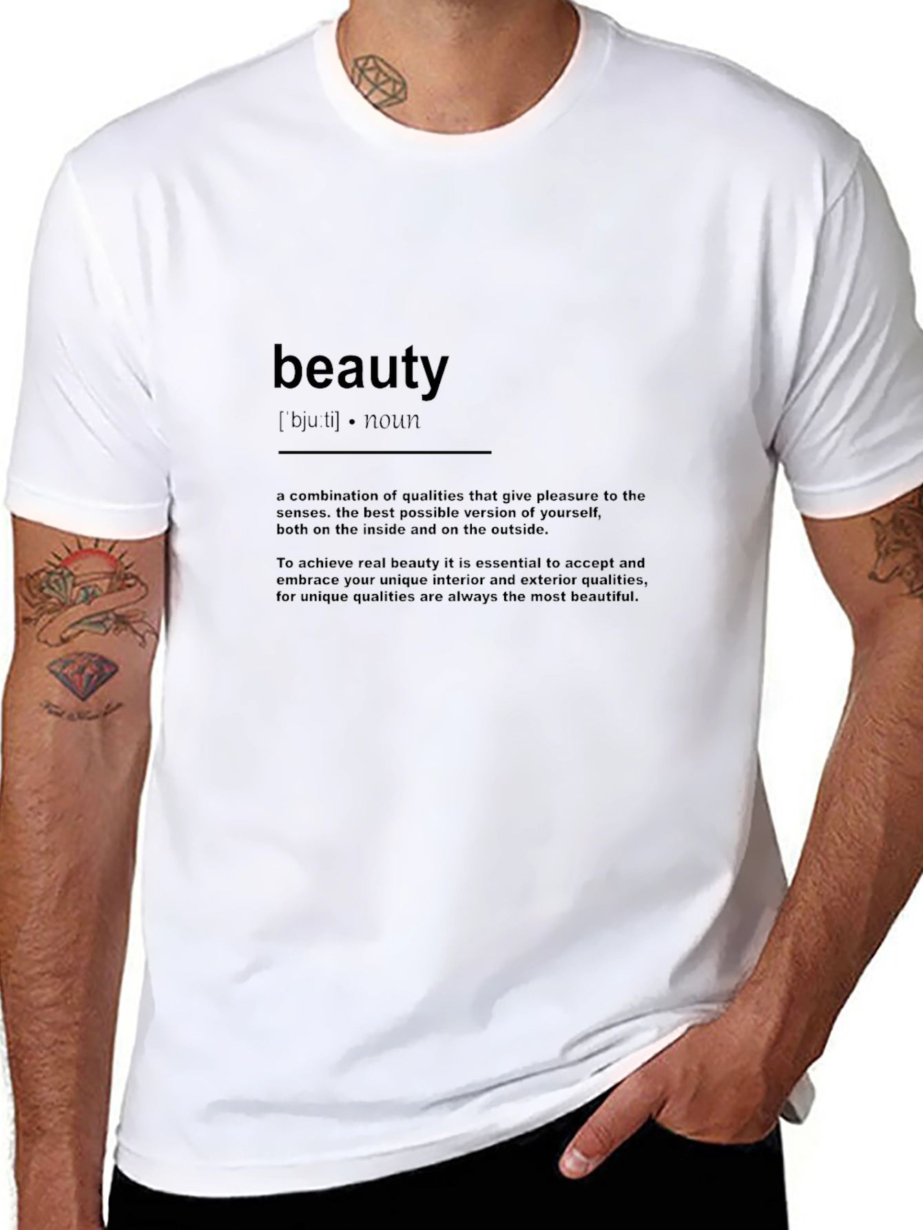 Beauty Definition Graphic Tee - Unisex Soft Cotton Shirt