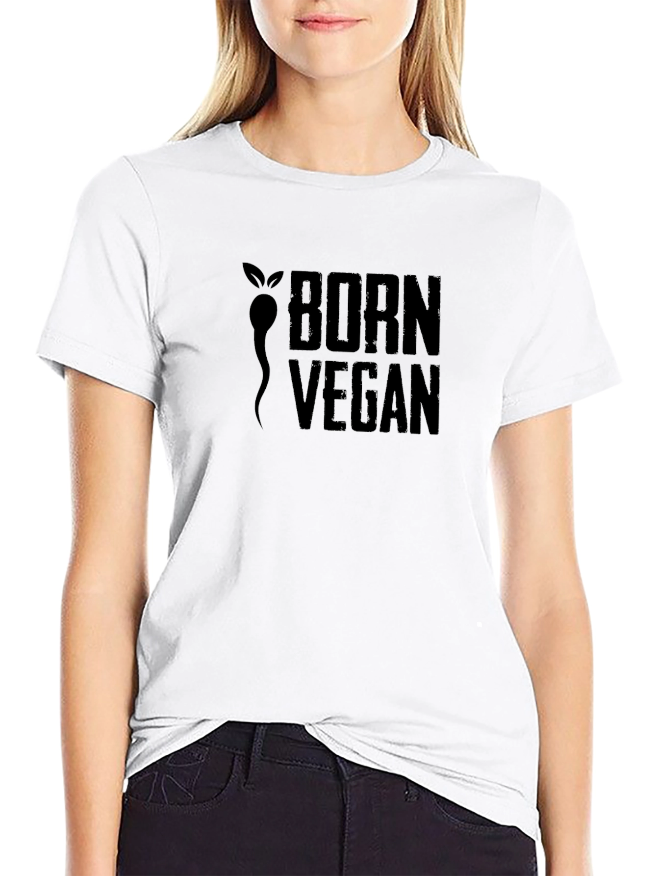 Born Vegan Black T-Shirt