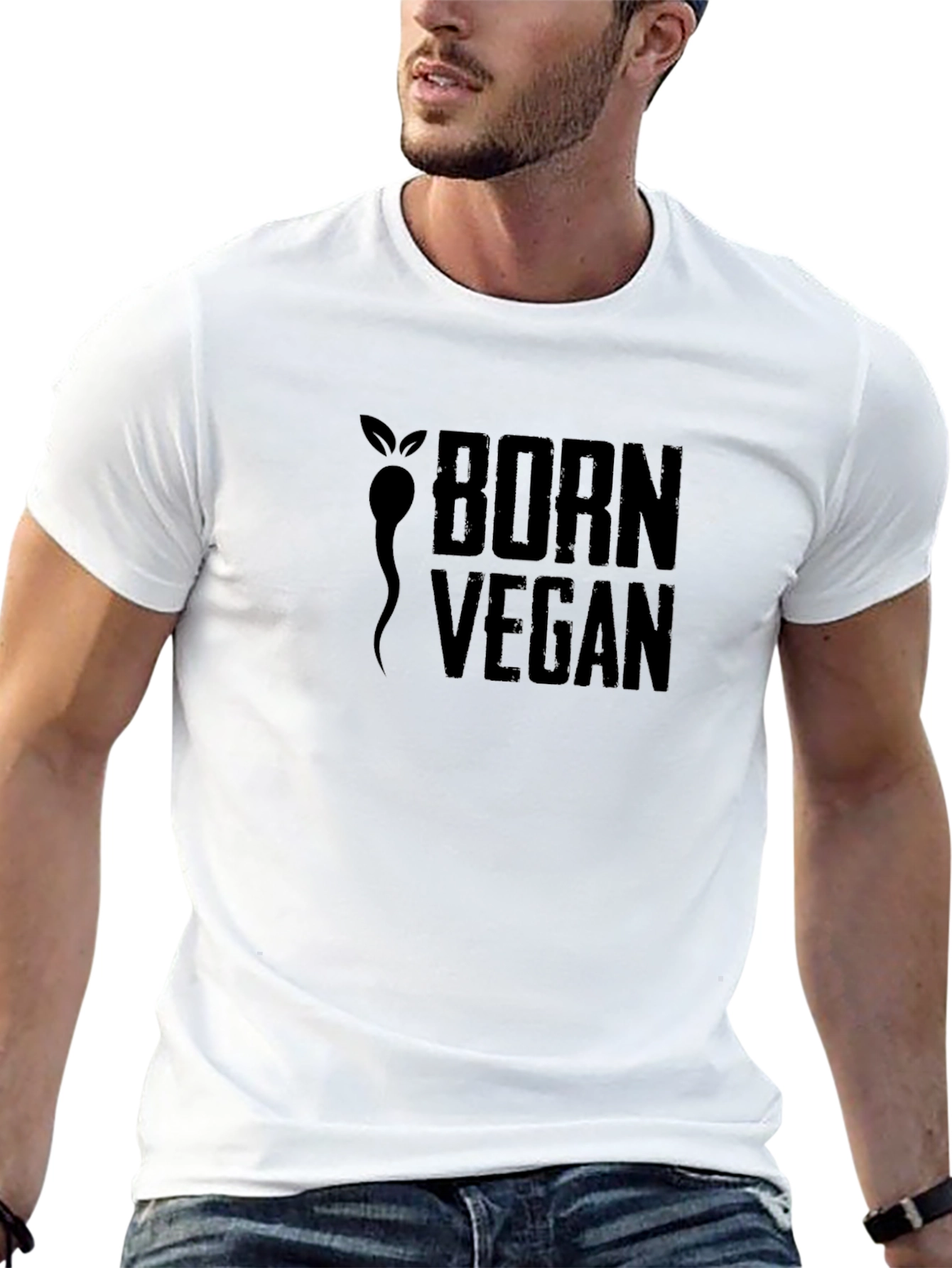 Born Vegan Black T-Shirt