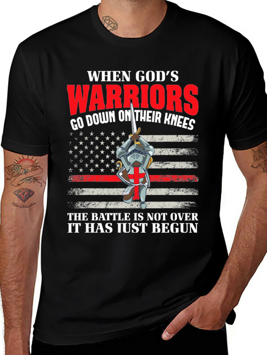 Gods Warriors T-Shirt - Crusader Knight Tee