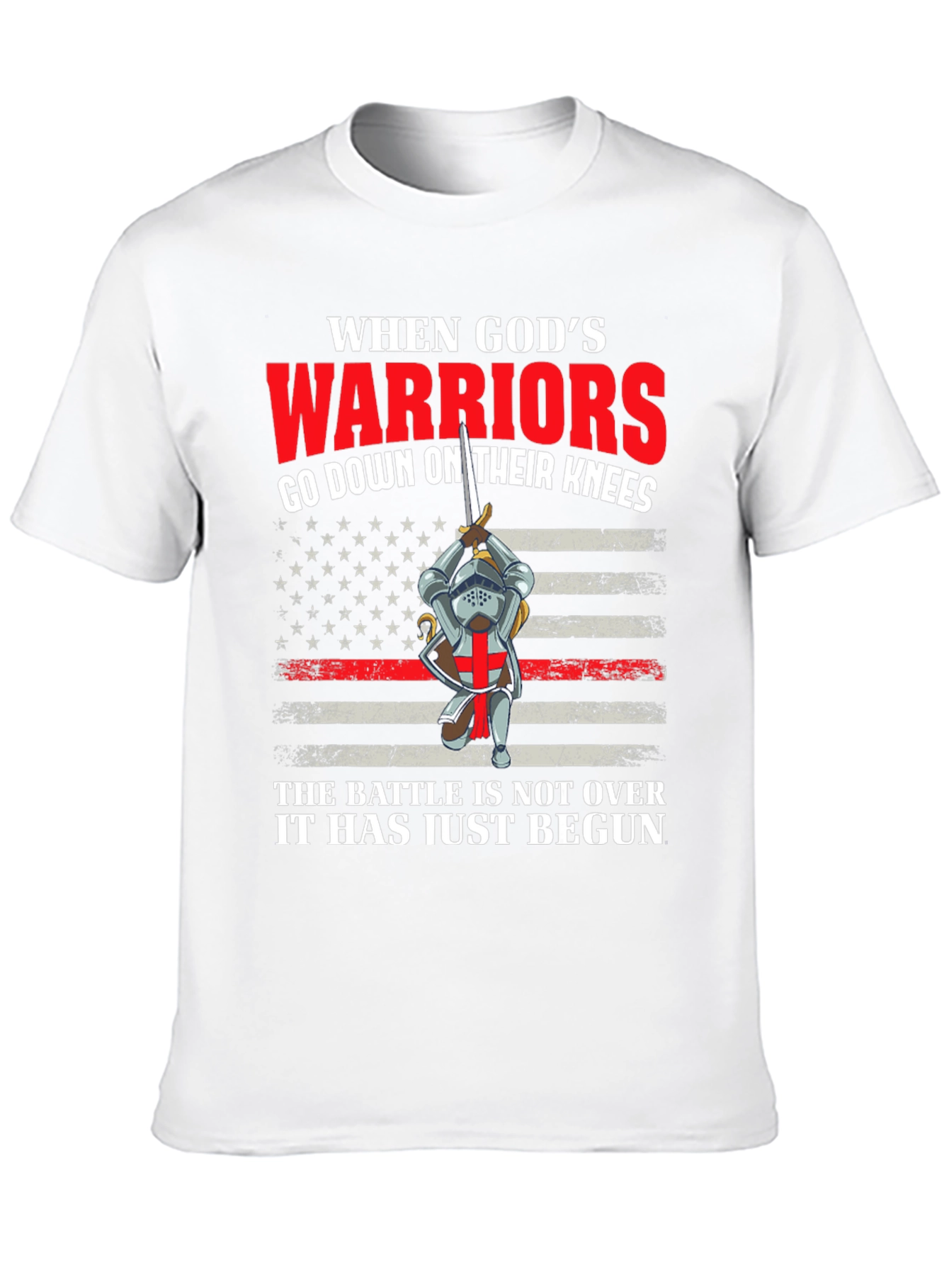 Gods Warriors T-Shirt - Crusader Knight Tee