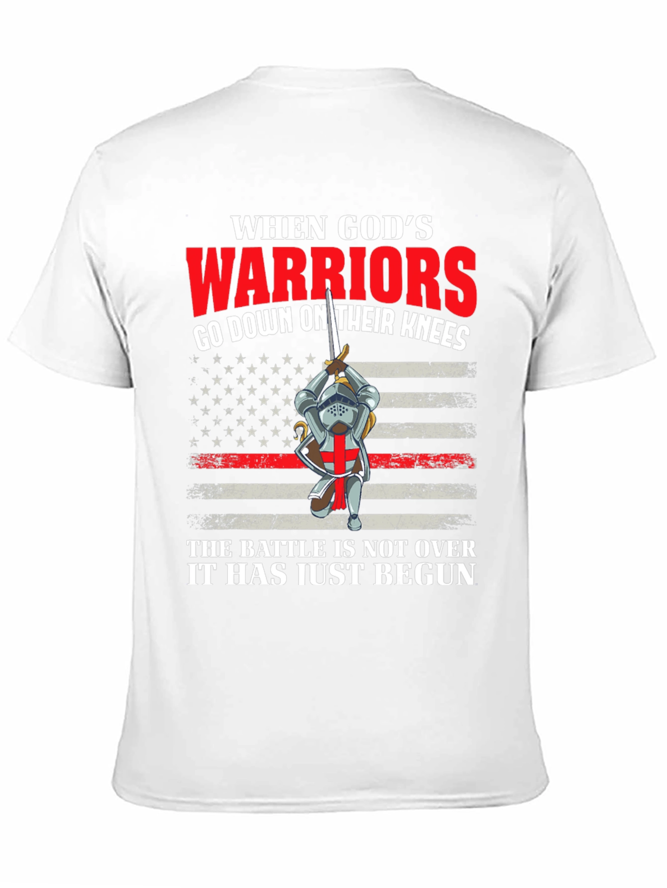 Gods Warriors T-Shirt - Crusader Knight Tee