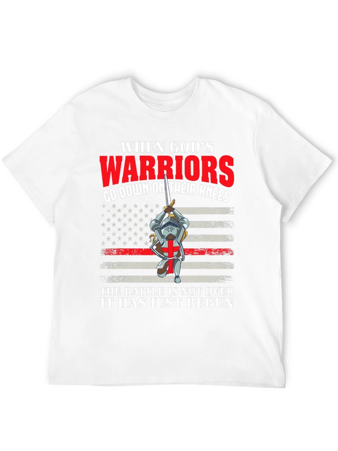 Gods Warriors T-Shirt - Crusader Knight Tee