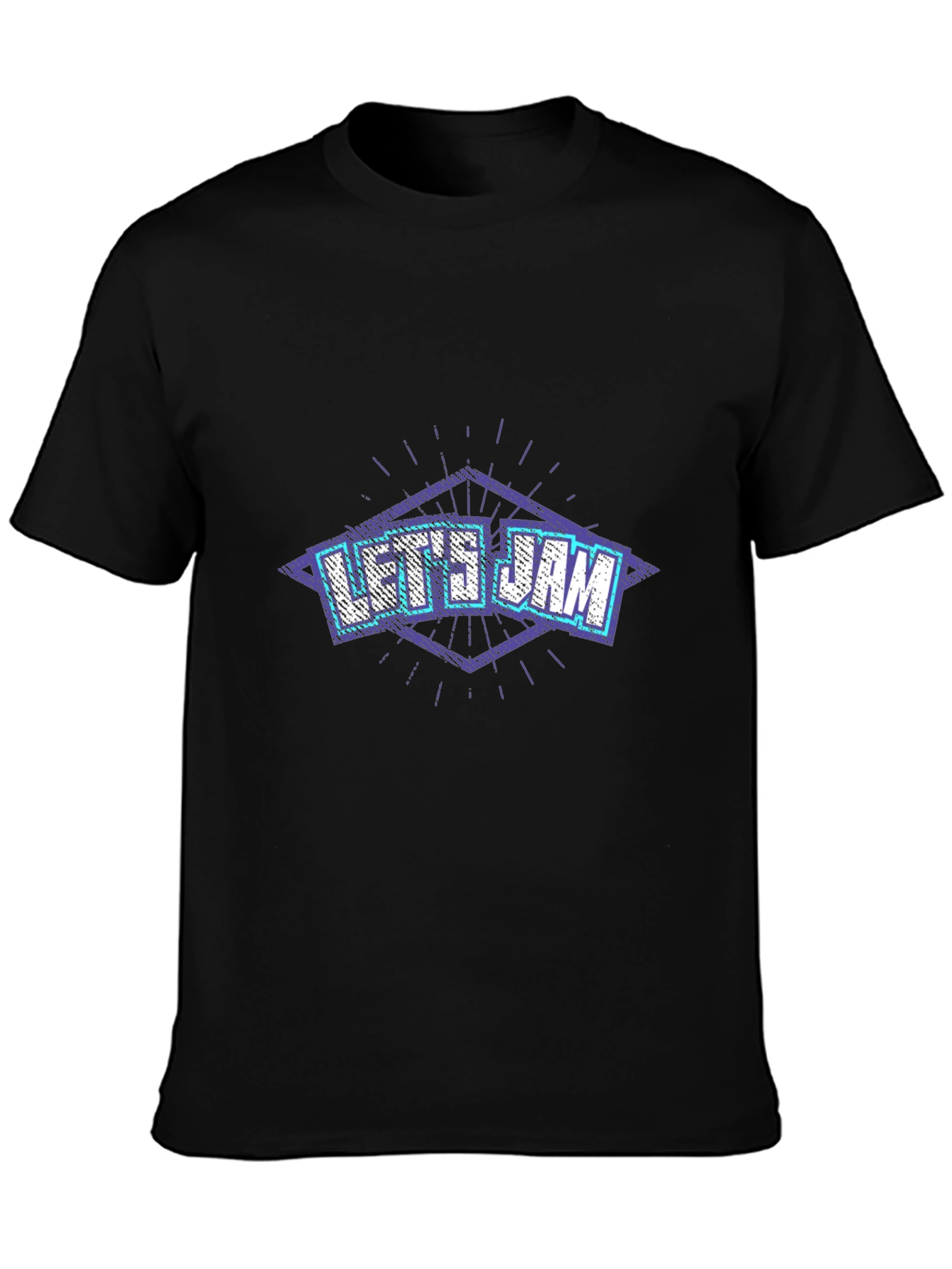 Lets Jam Graphic Tee - Black