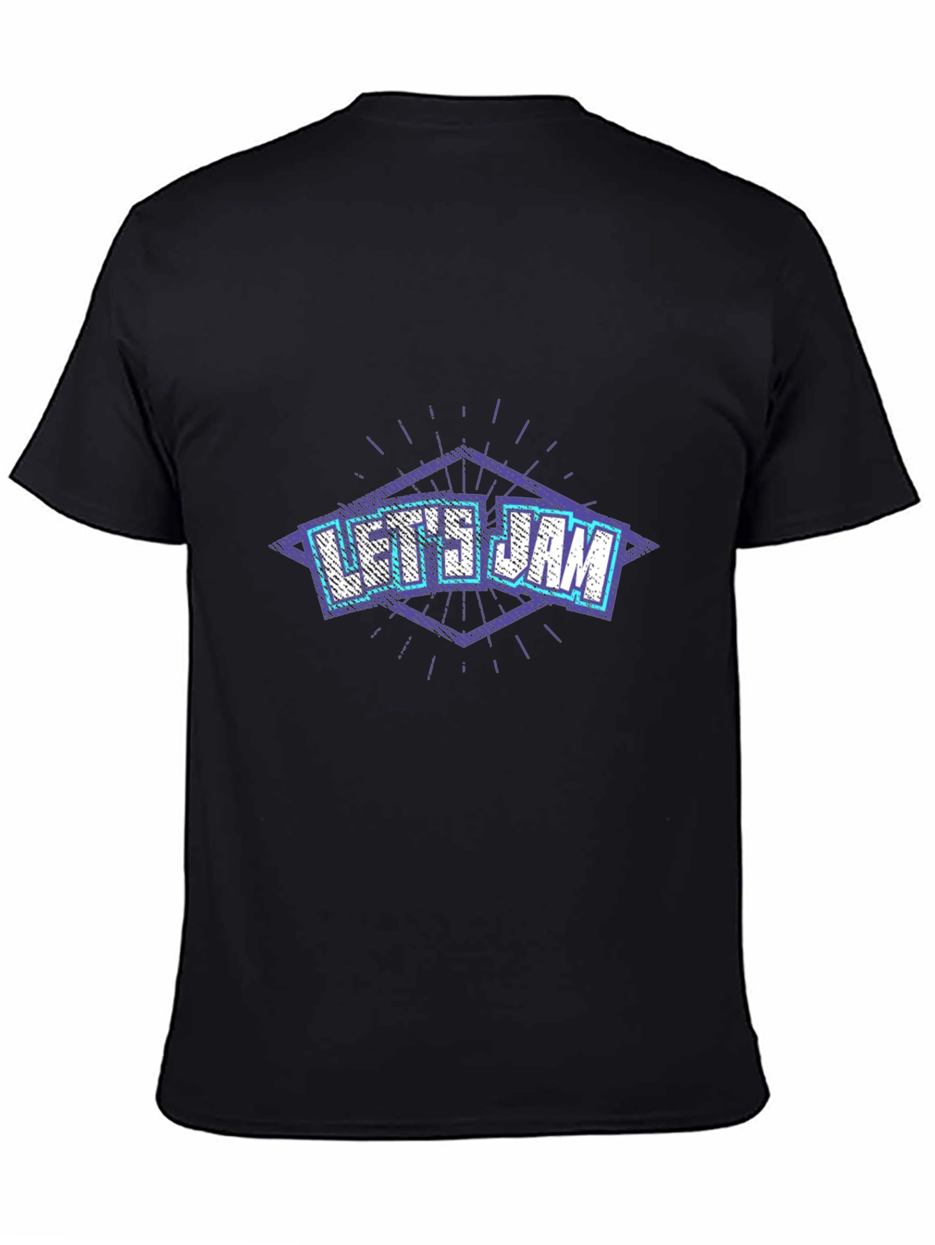 Lets Jam Graphic Tee - Black