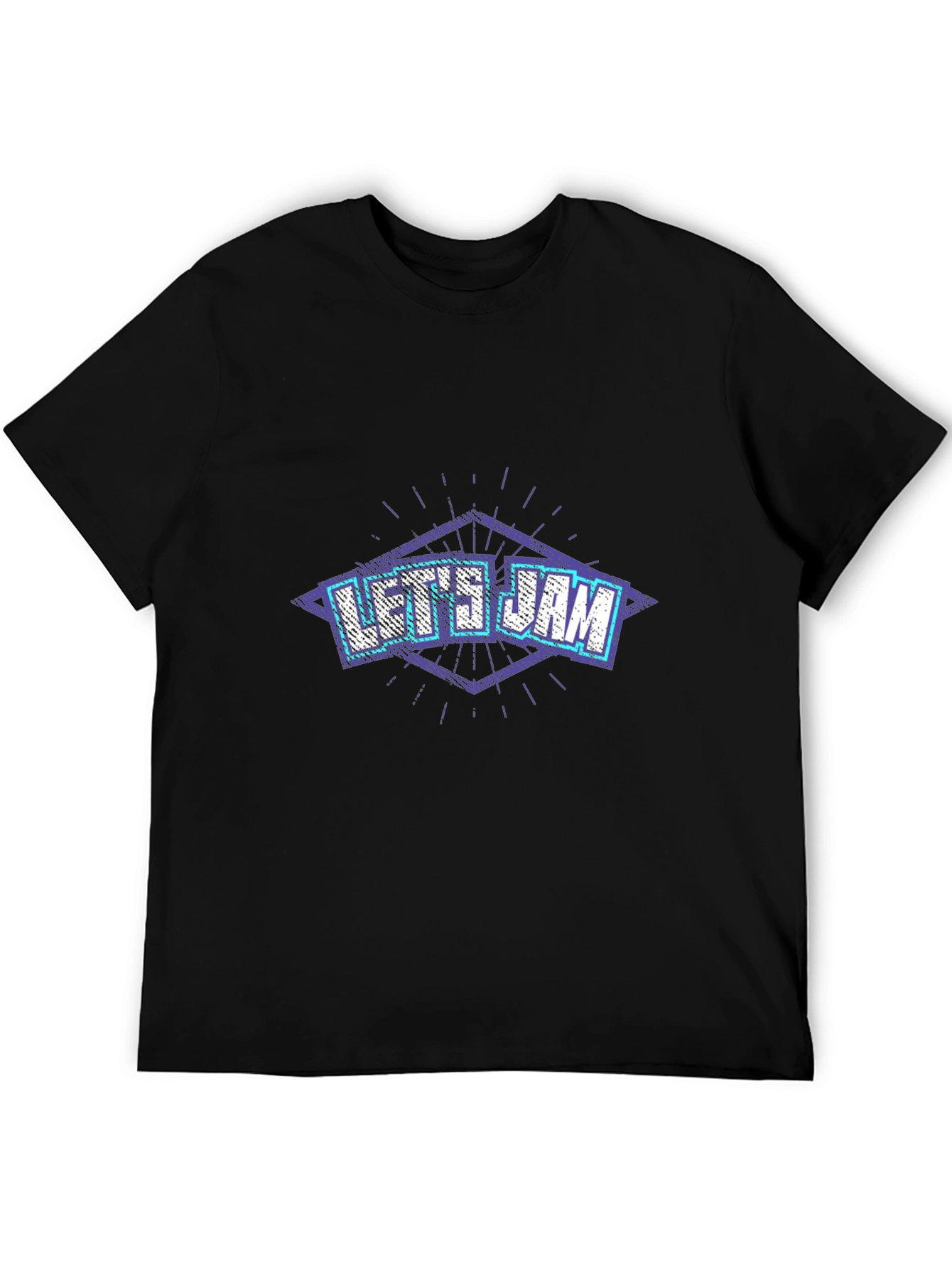 Lets Jam Graphic Tee - Black