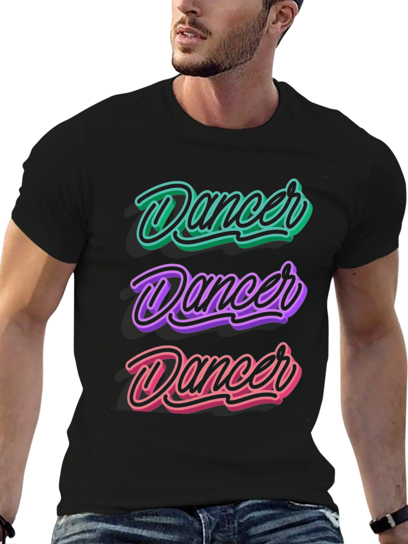 Dancer Graphic Tee - Retro Style