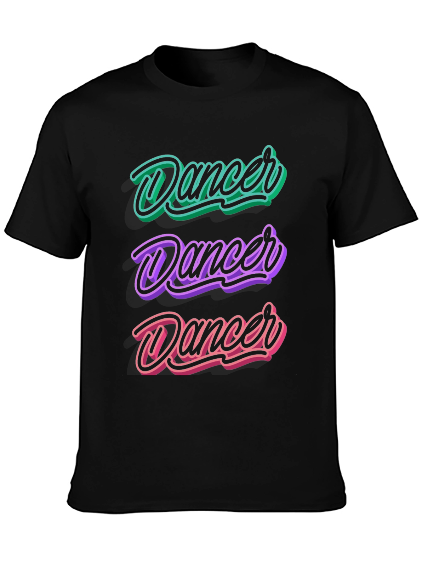 Dancer Graphic Tee - Retro Style