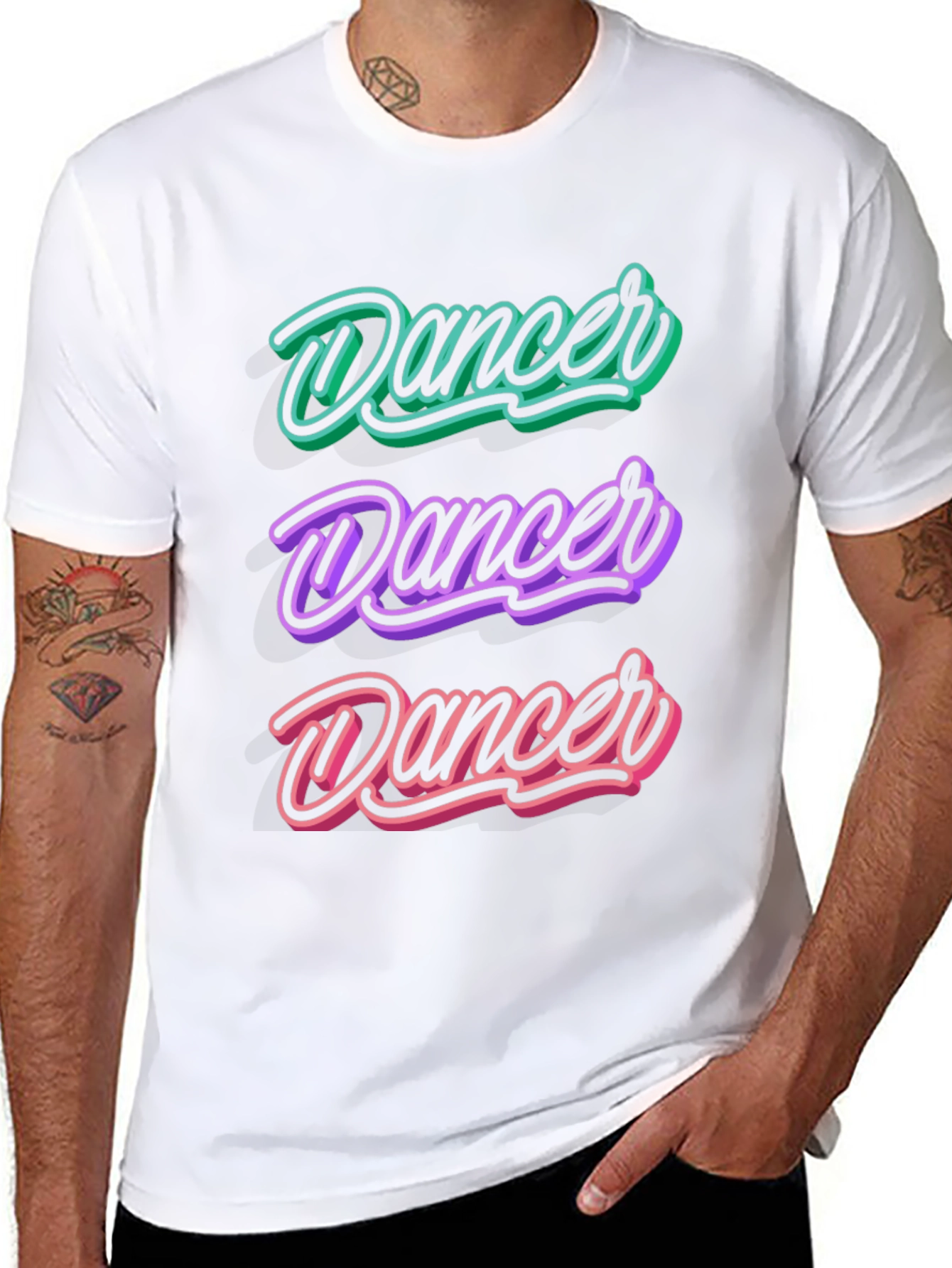 Dancer Graphic Tee - Retro Style