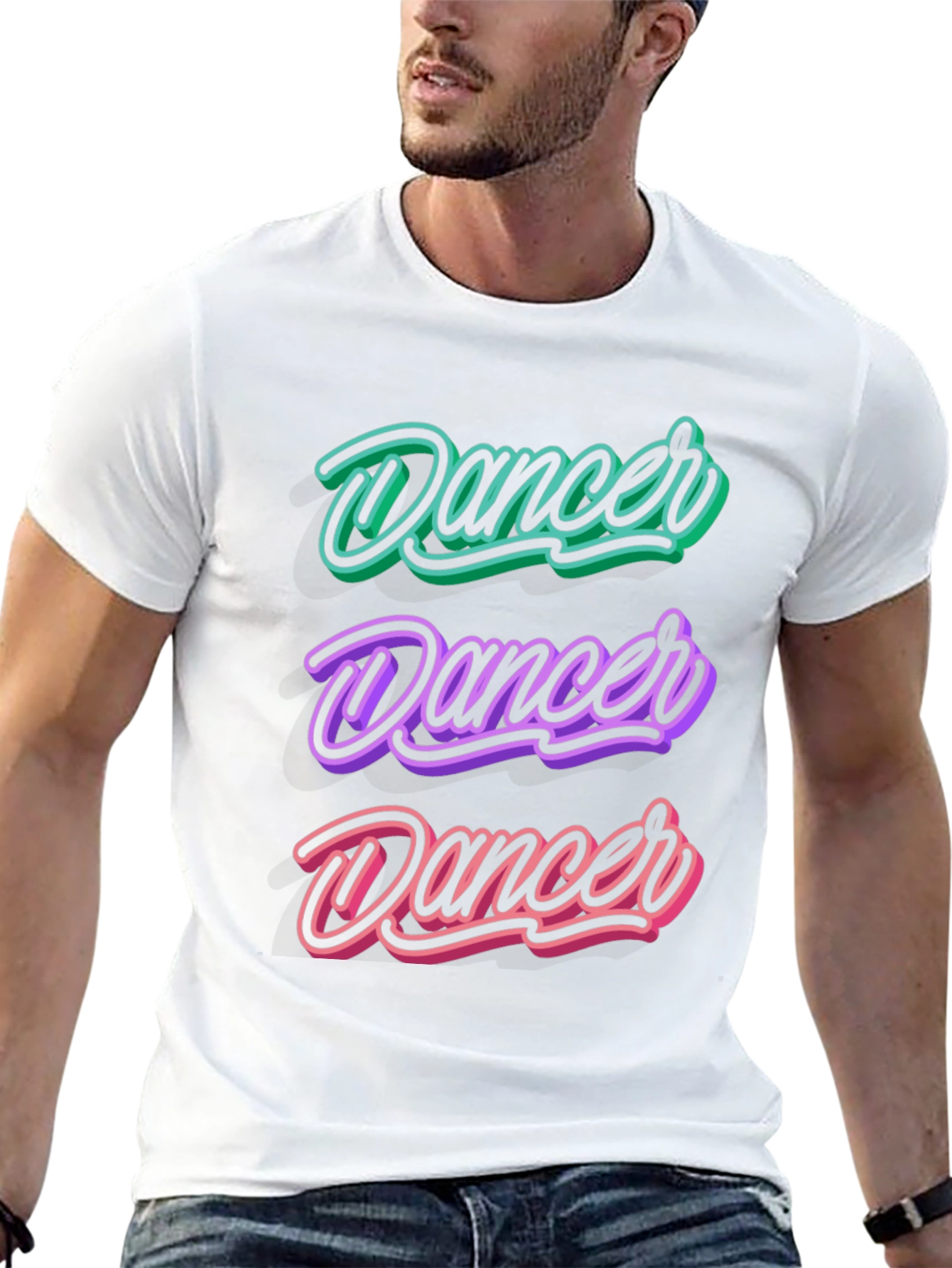Dancer Graphic Tee - Retro Style