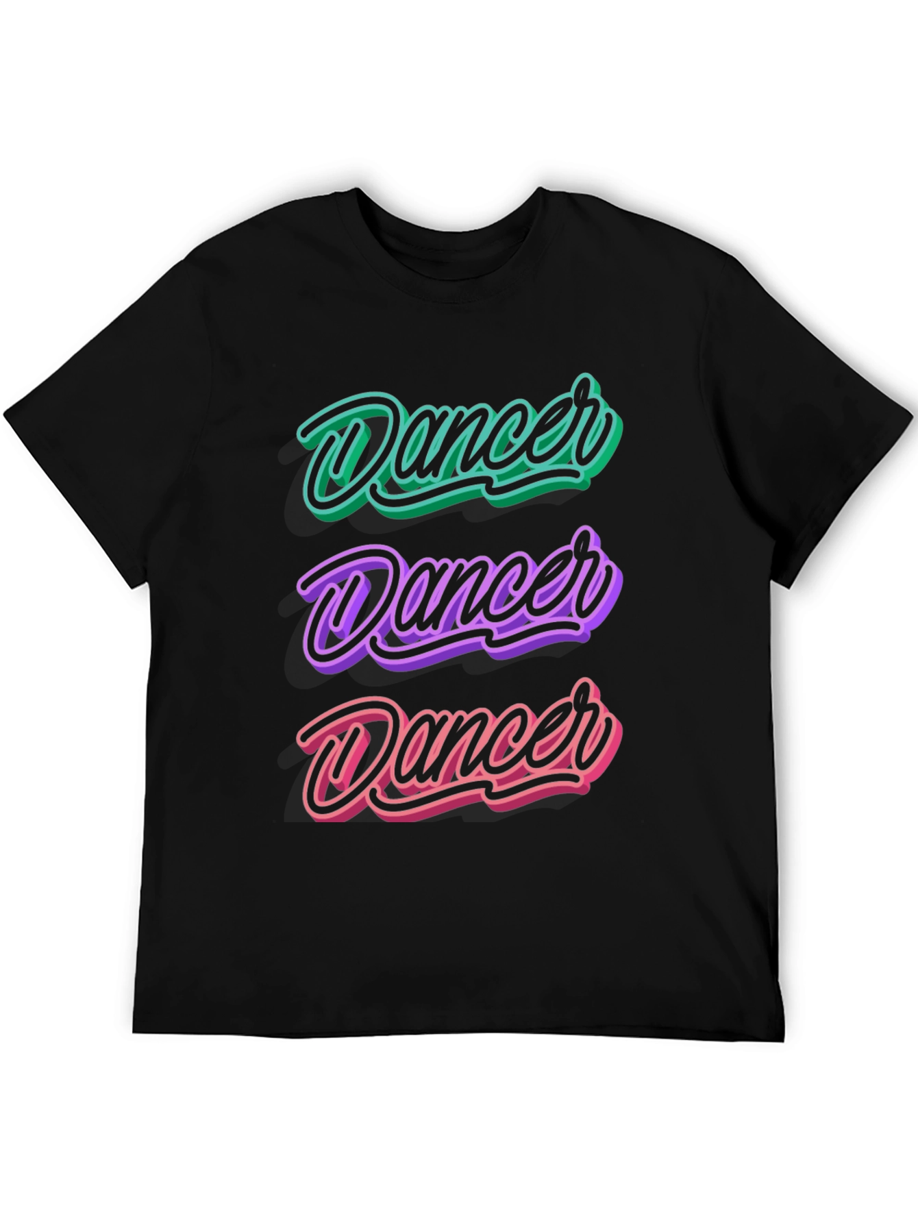 Dancer Graphic Tee - Retro Style