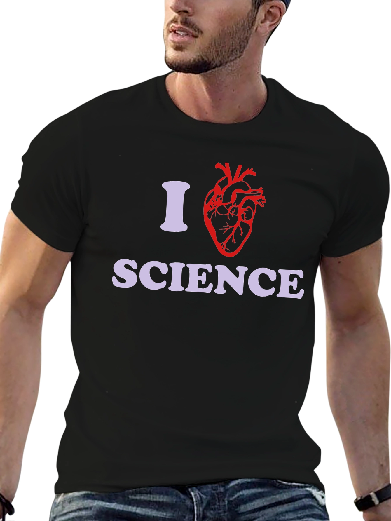 I Heart Science T-Shirt - Funny Science Lover Tee