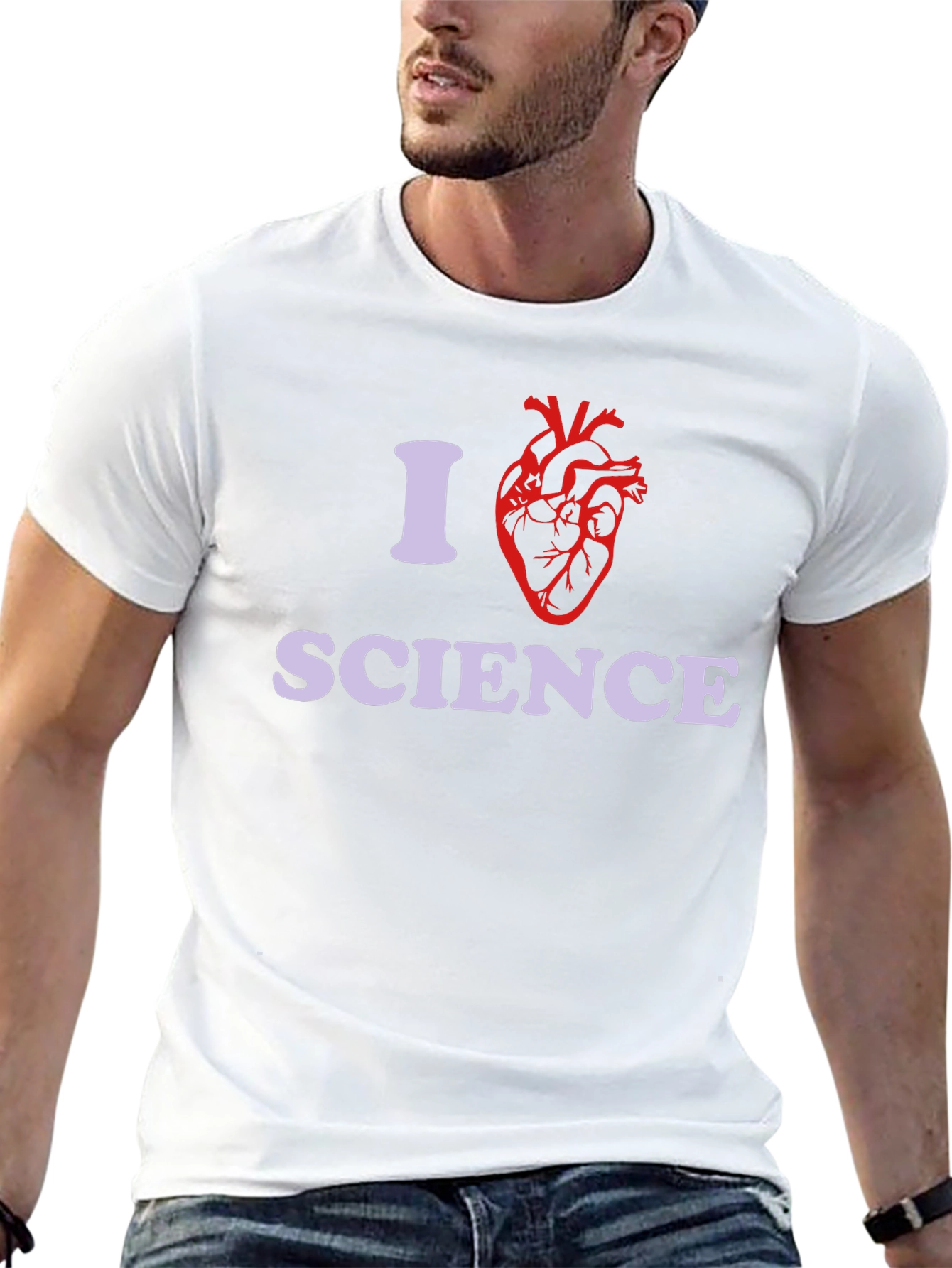 I Heart Science T-Shirt - Funny Science Lover Tee